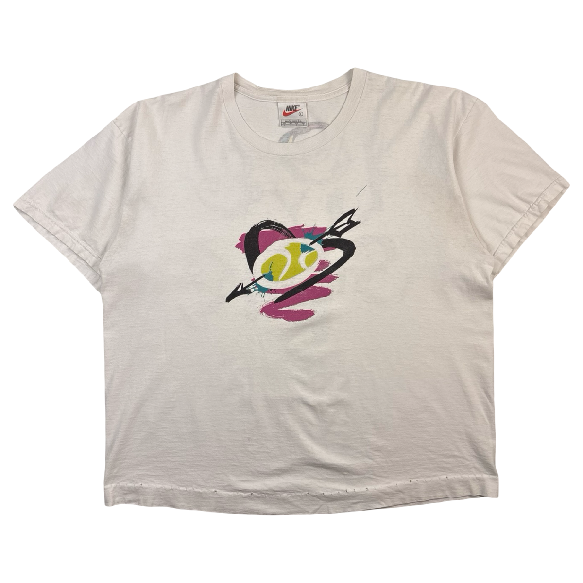 Vintage 90s Nike Tennis ‘Love Stinks’ T-Shirt White