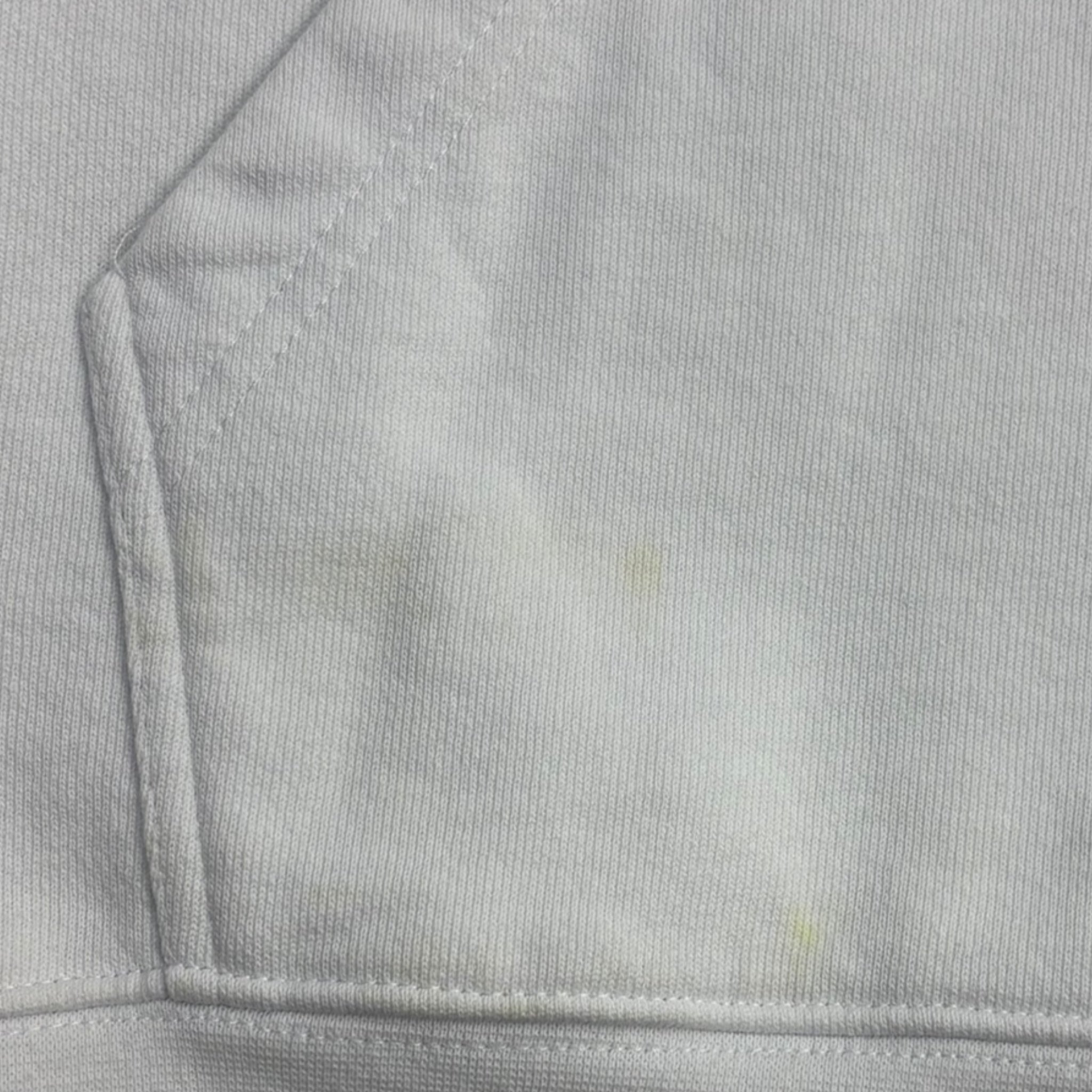 Dime Pocket Logo Hoodie White