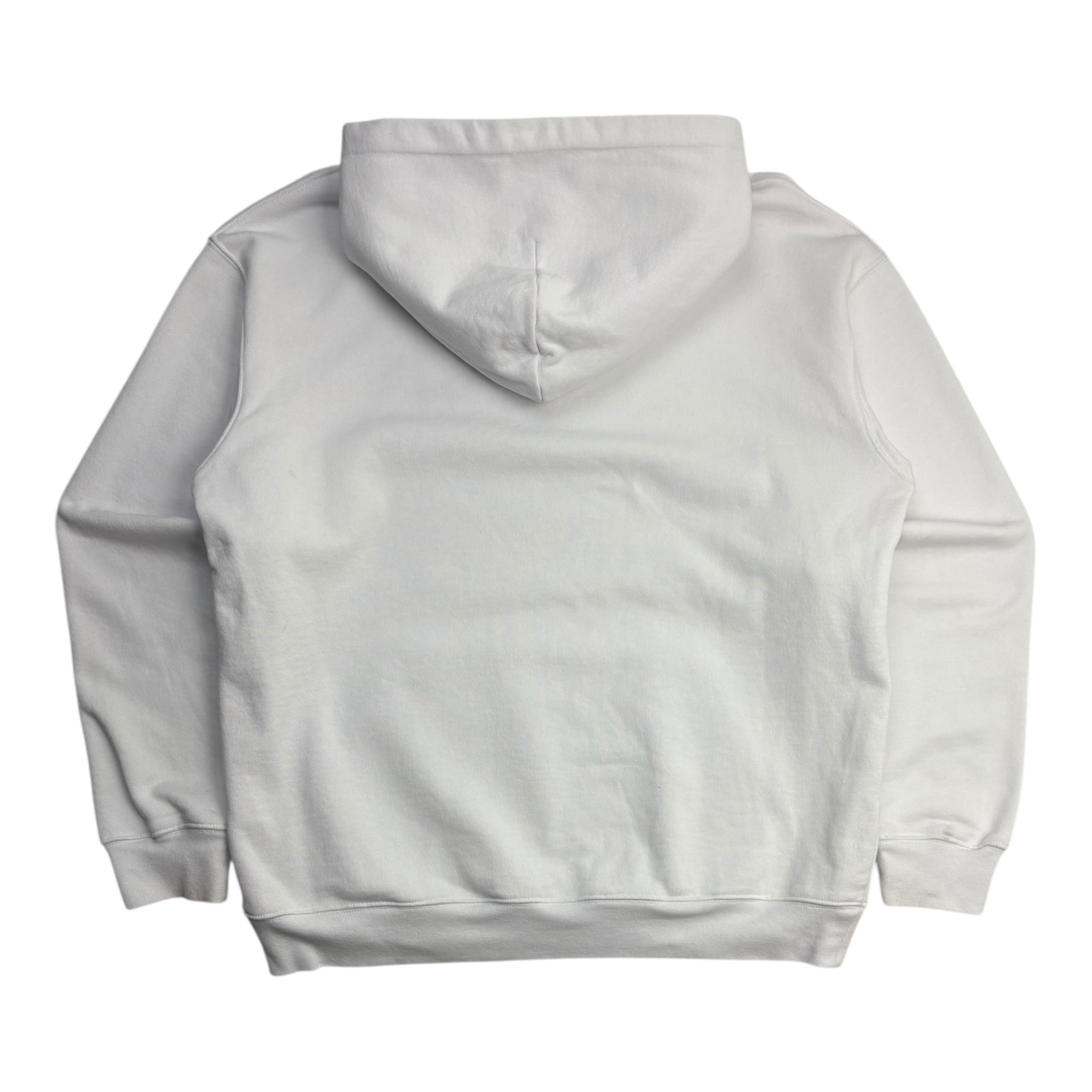 Dime Pocket Logo Hoodie White