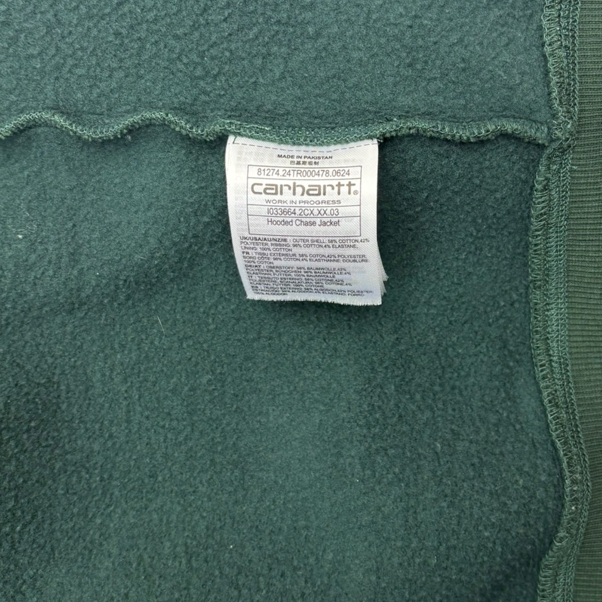 Carhartt WIP Zip Up Hoodie Forest Green