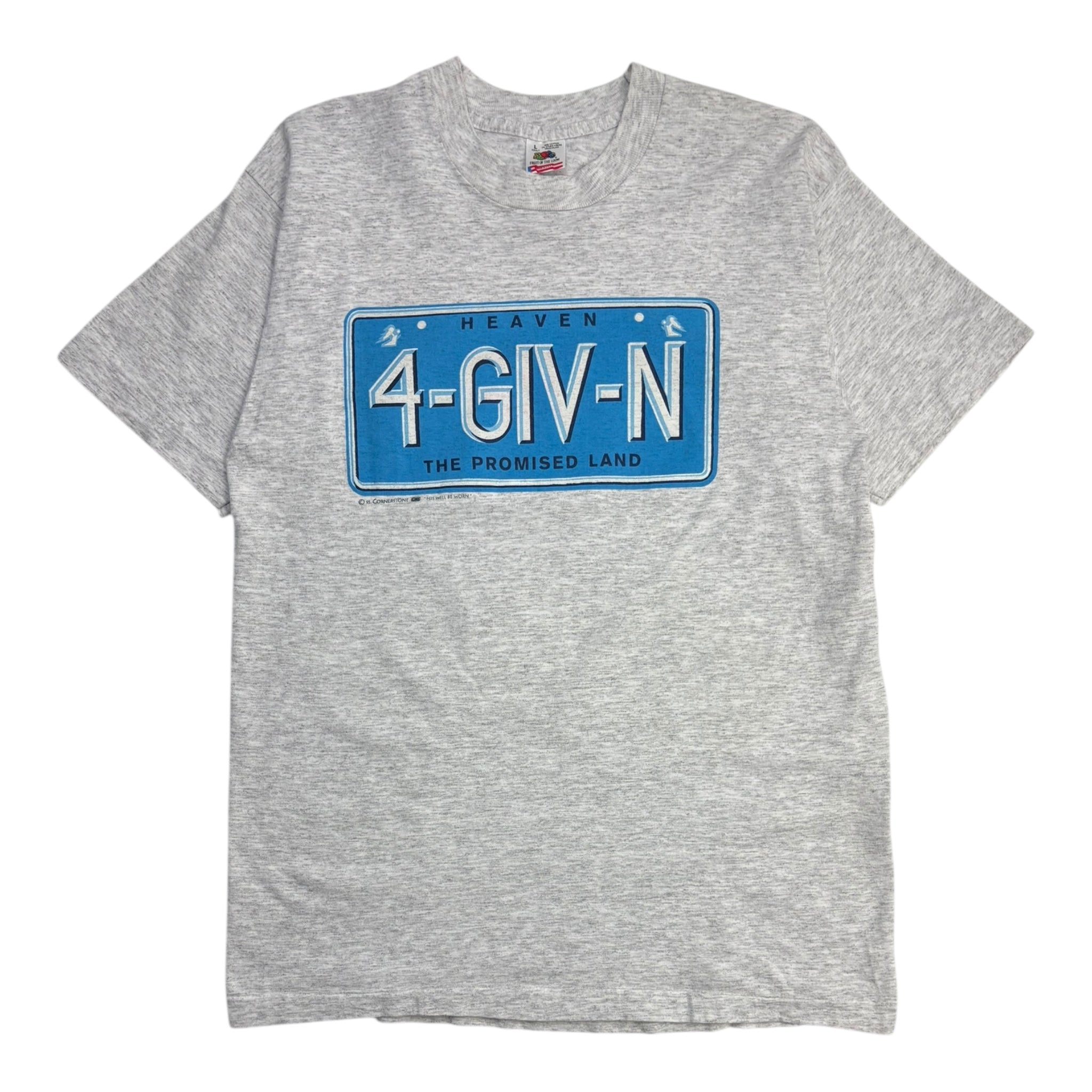 1995 “4-Giv-N” License Plate Parody T-Shirt