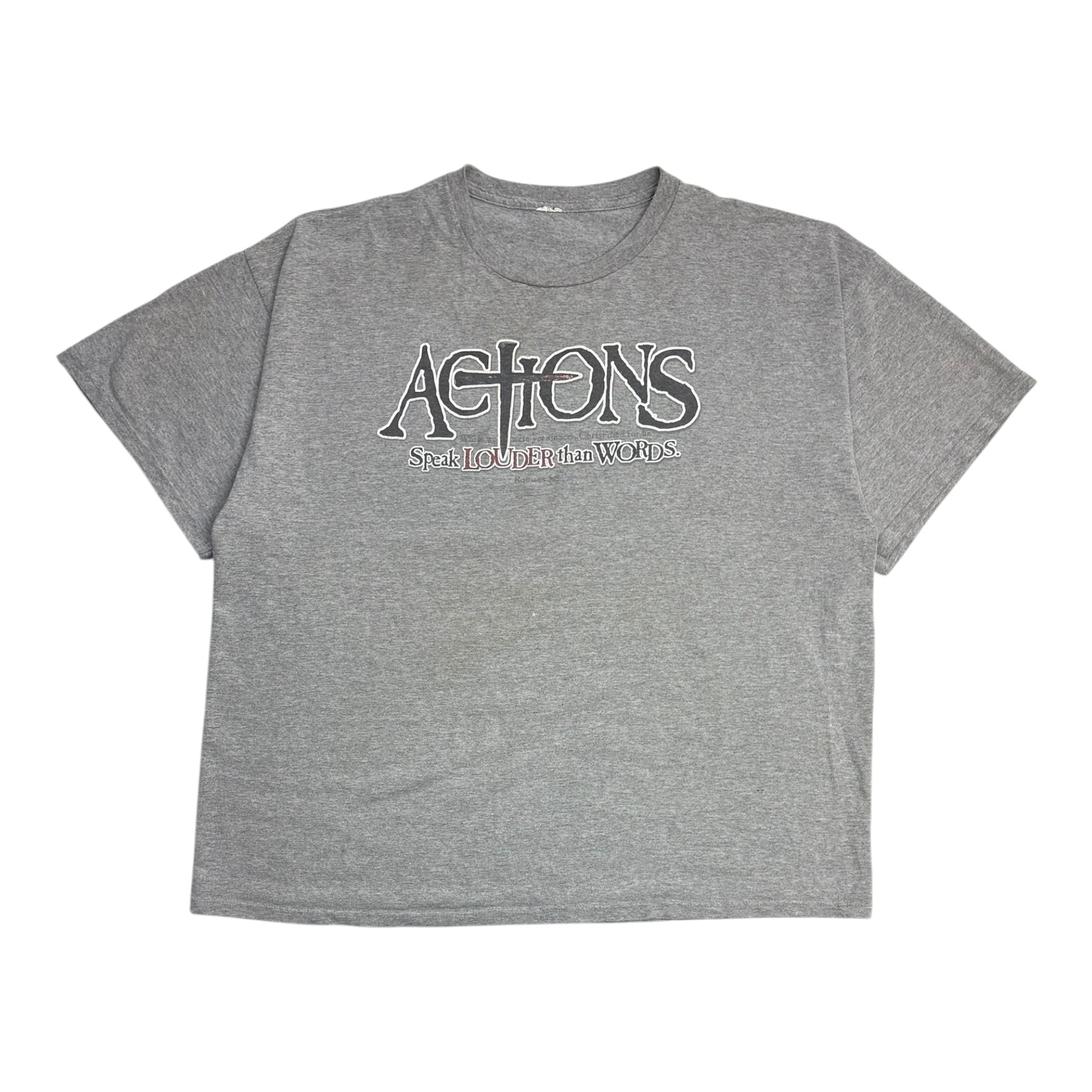 Vintage “Actions Speak Louder Than Words” Jesus T-Shirt