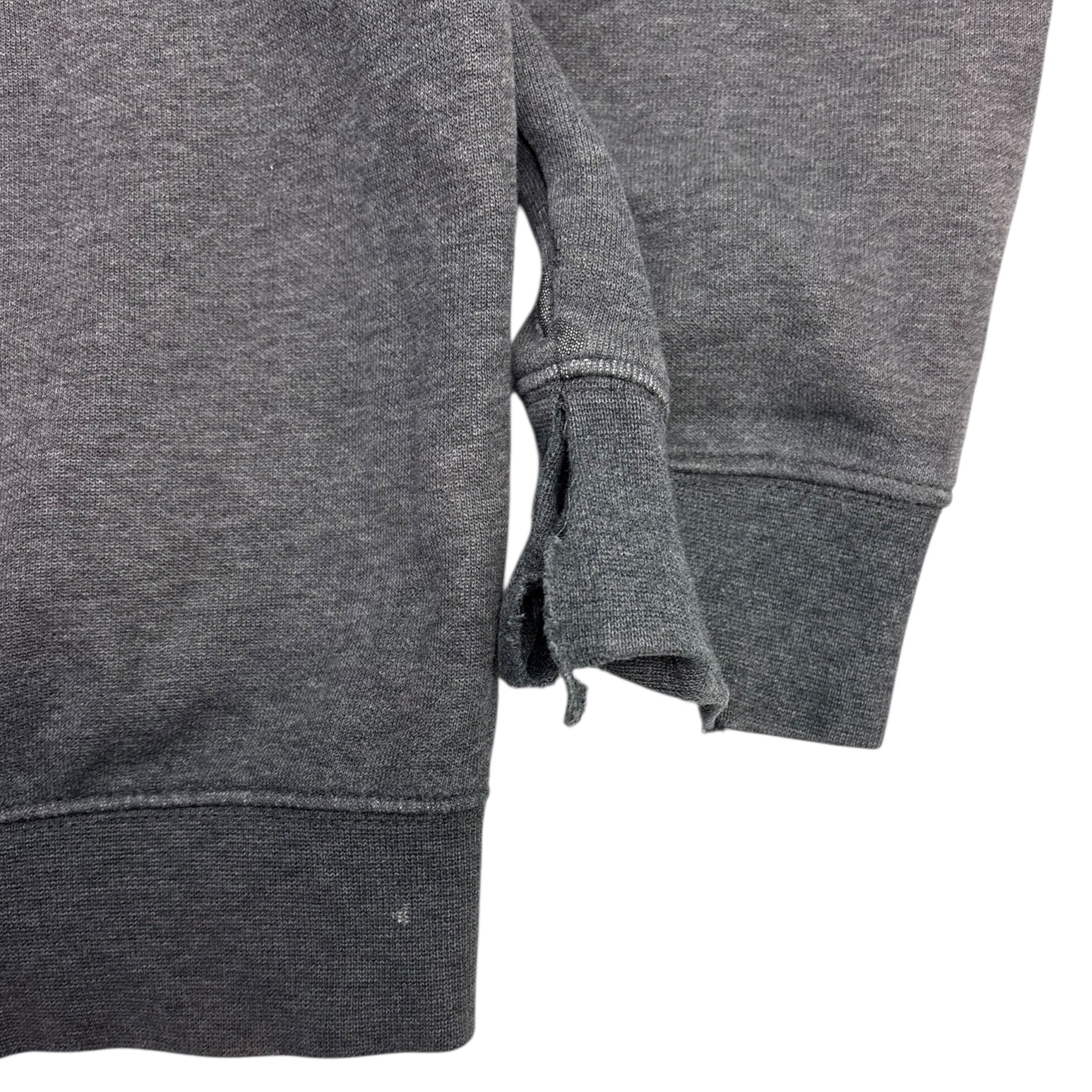 Vintage Y2K Nike Zip Up Hoodie Silver Grey