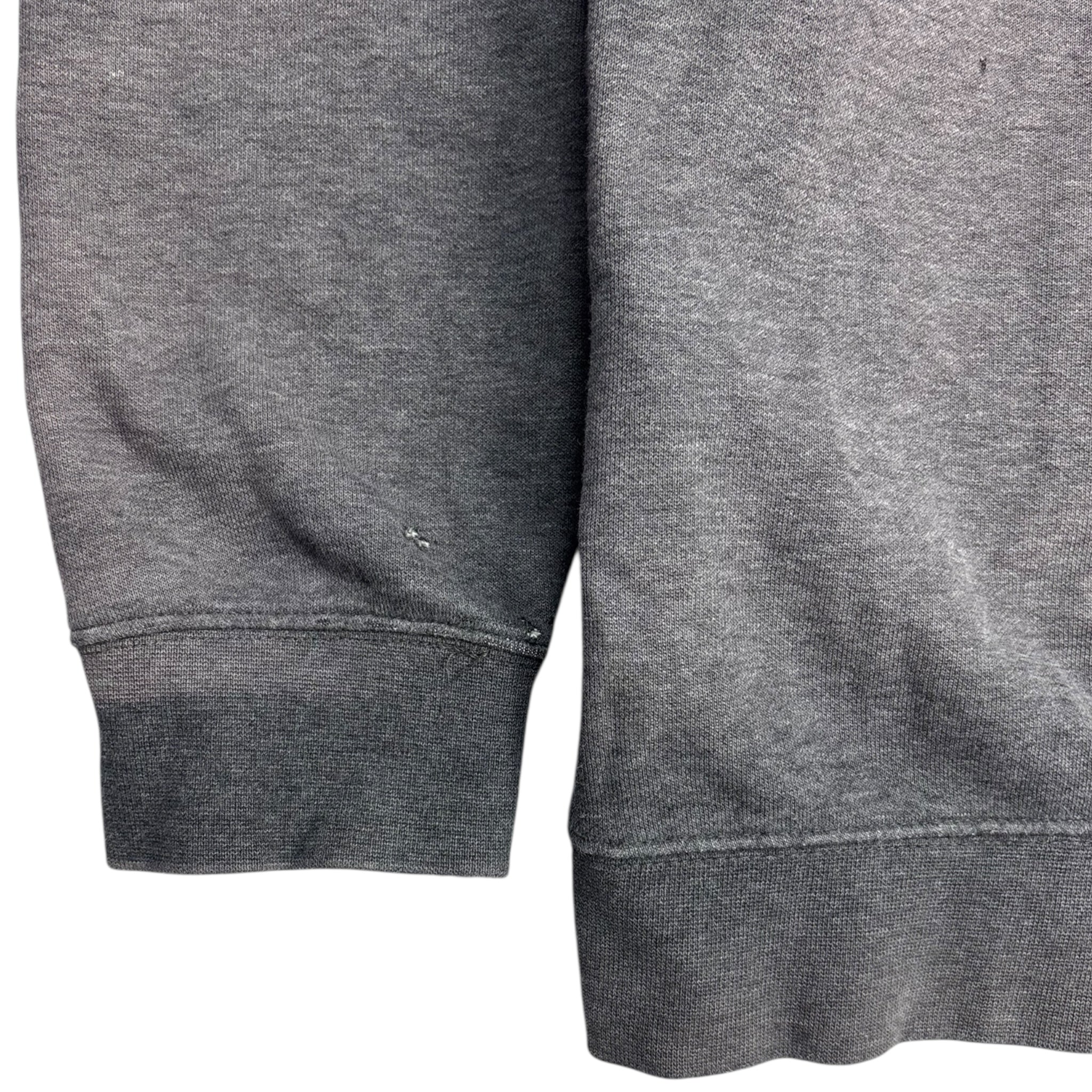 Vintage Y2K Nike Zip Up Hoodie Silver Grey