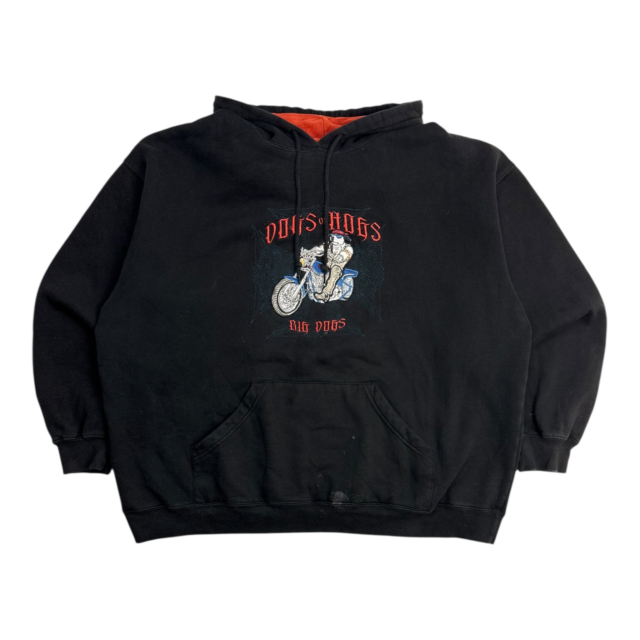 Vintage Y2K Big Dogs “Dogs on Hogs” Hoodie