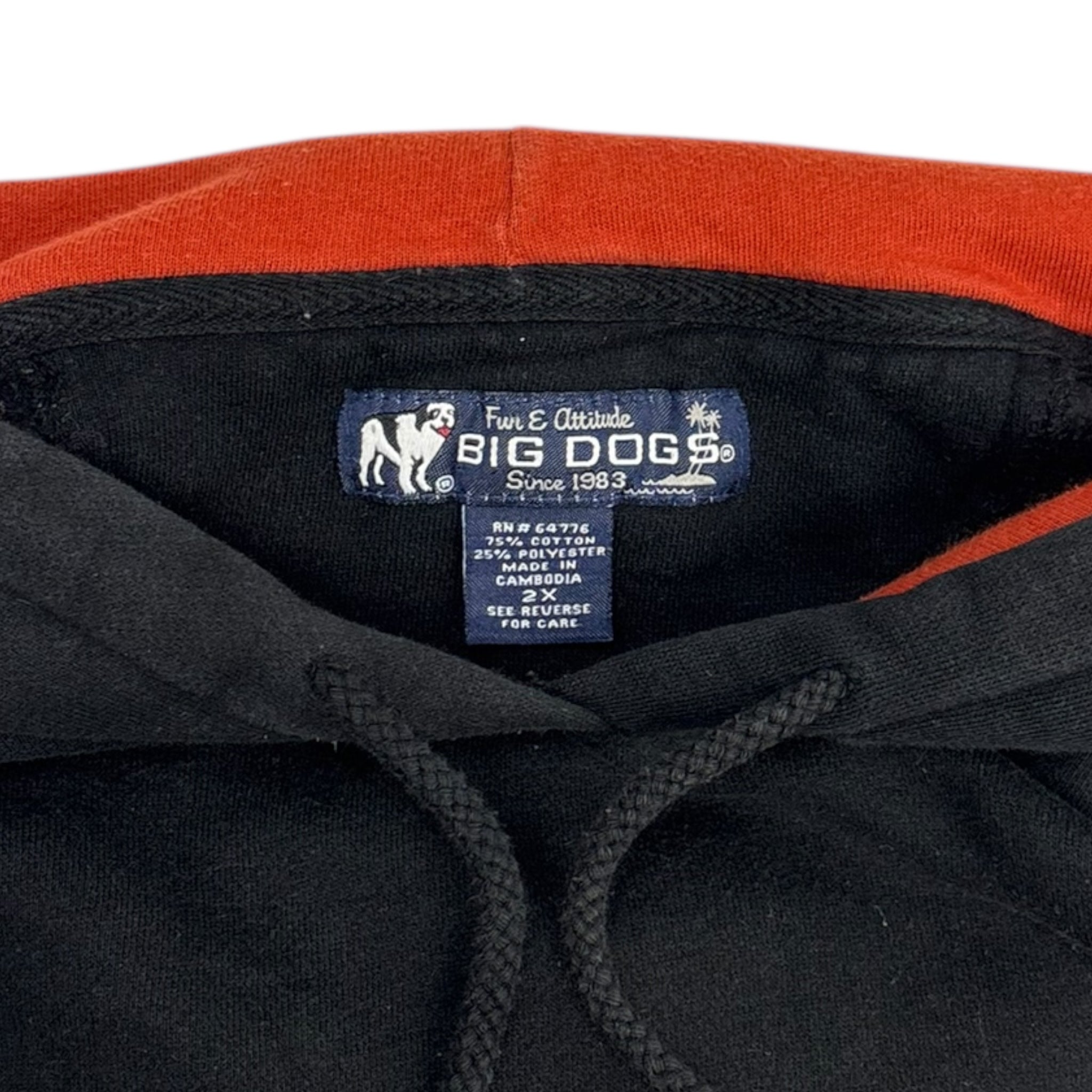 Vintage Y2K Big Dogs “Dogs on Hogs” Hoodie