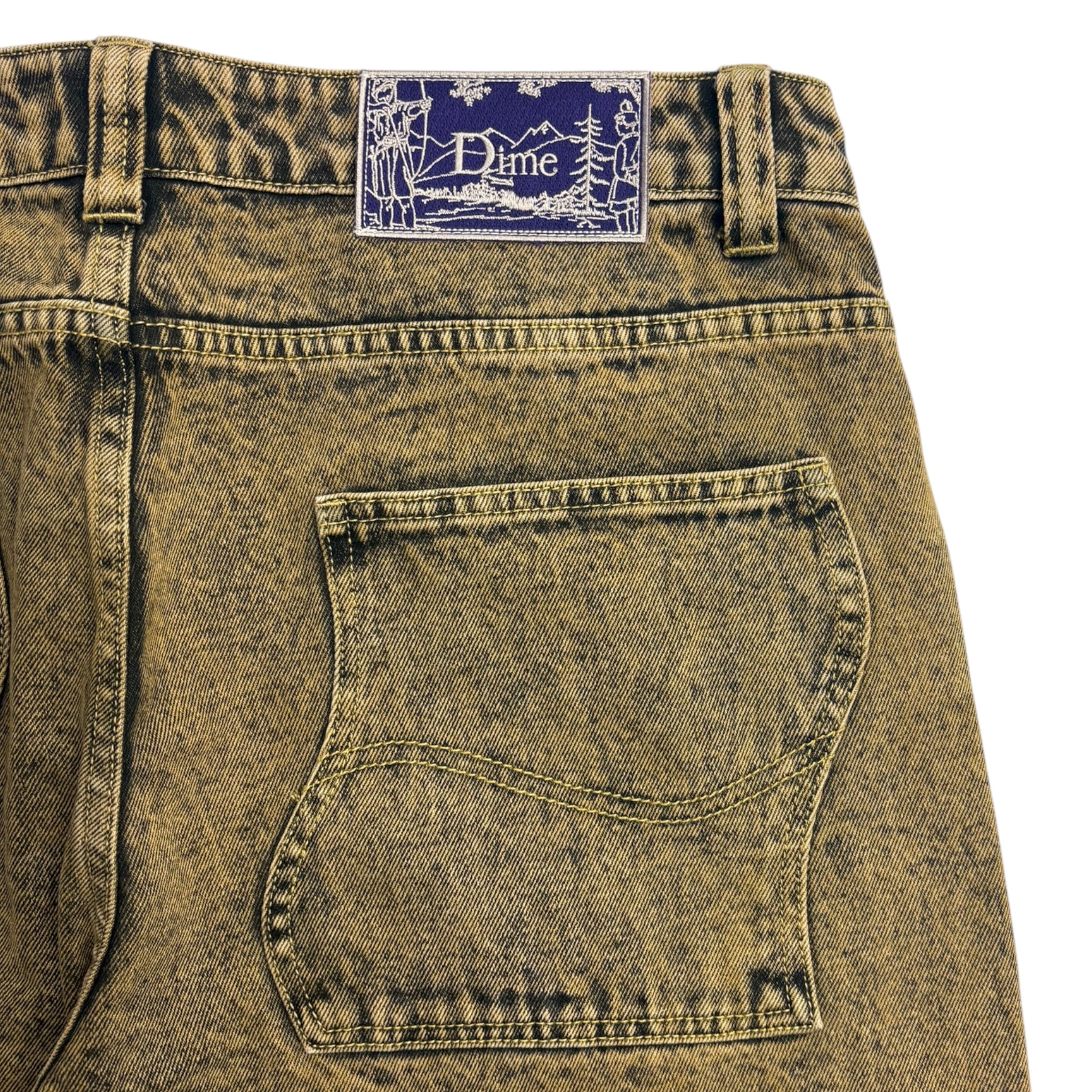 Dime Classic Denim Over-Dyed Gold