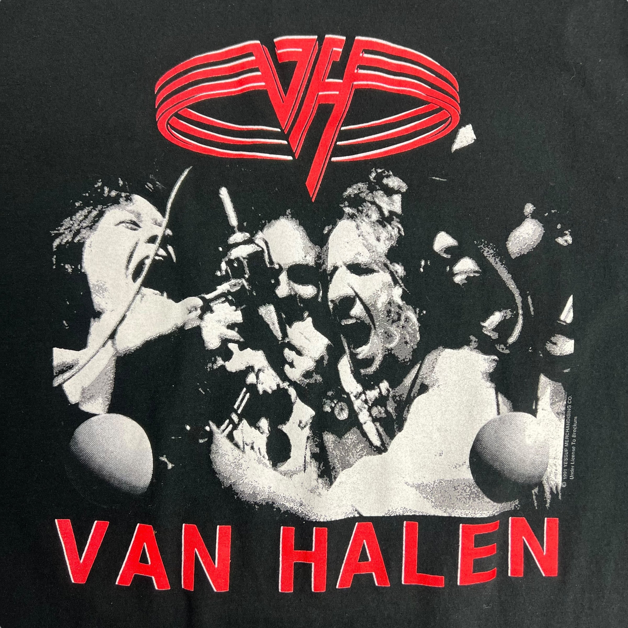 1991 Van Halen Uncensored Live Tour Tee