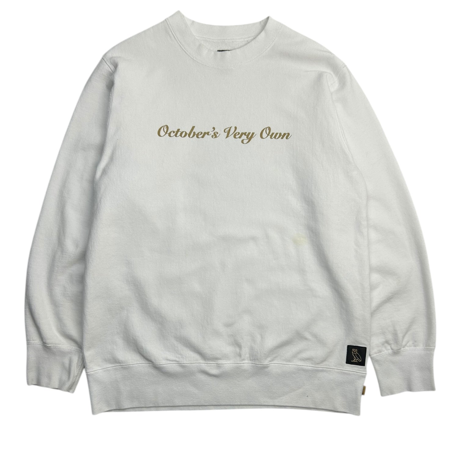 OVO Gold Cursive Crewneck