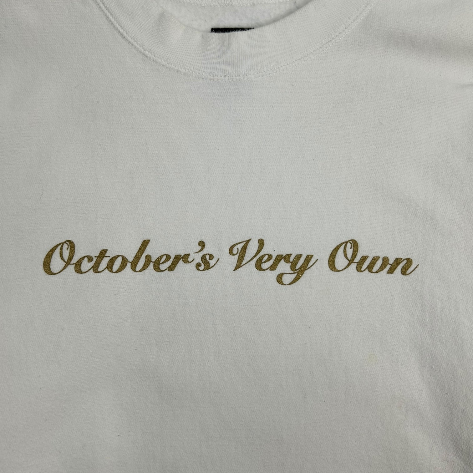 OVO Gold Cursive Crewneck