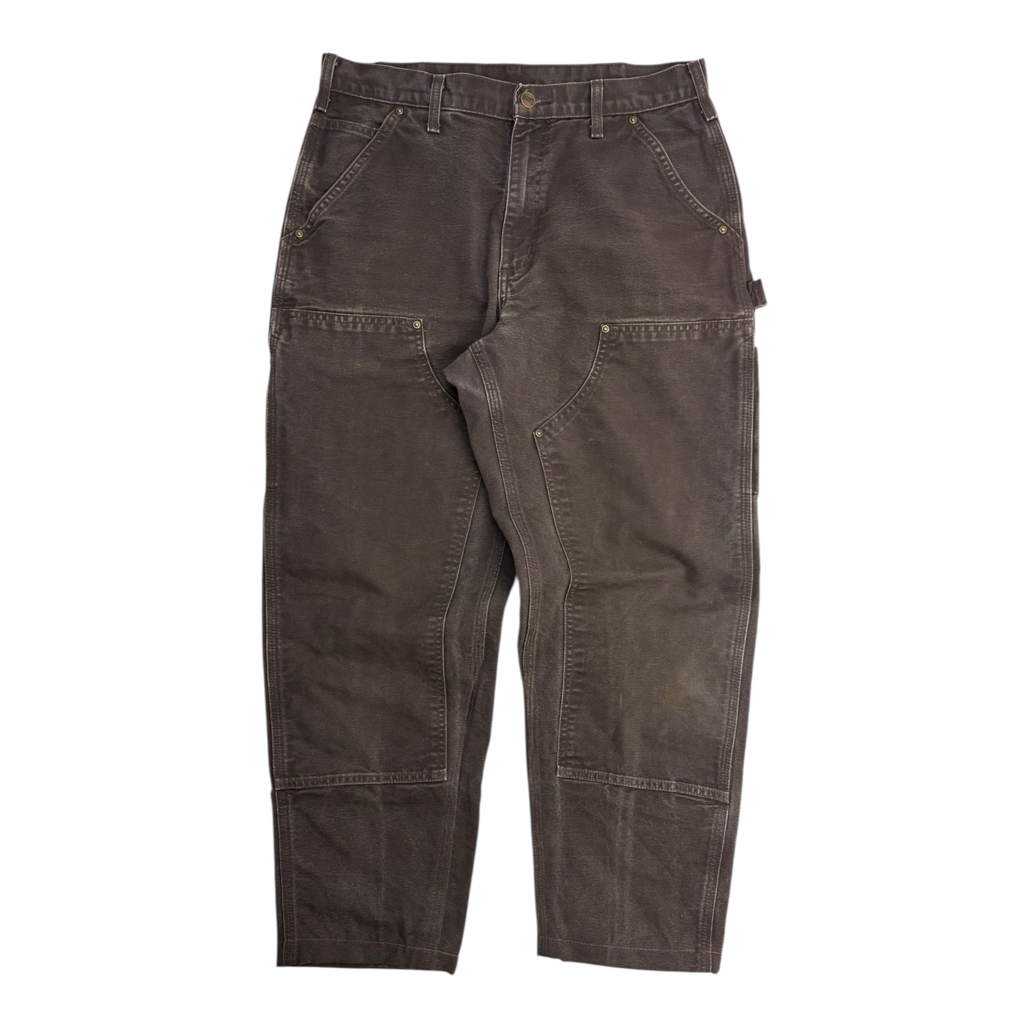 Carhartt Double Knee Work Pants Chocolate