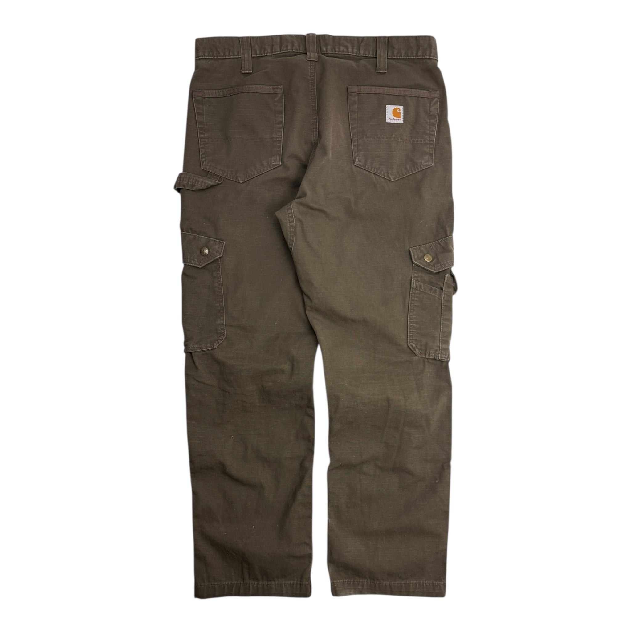 Carhartt Double Knee Cargo Work Pants Brown