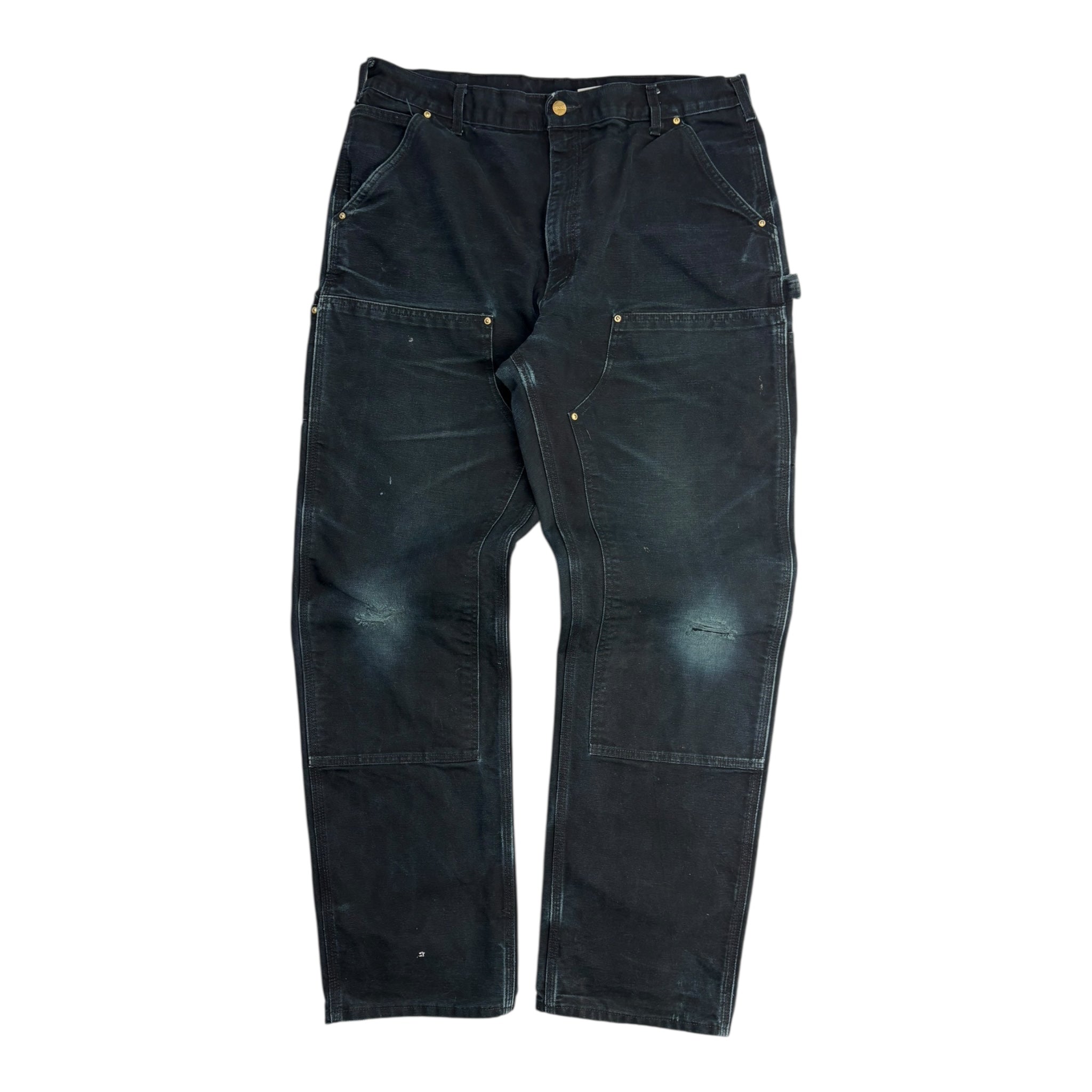 Carhartt Double Knee Work Pants Black
