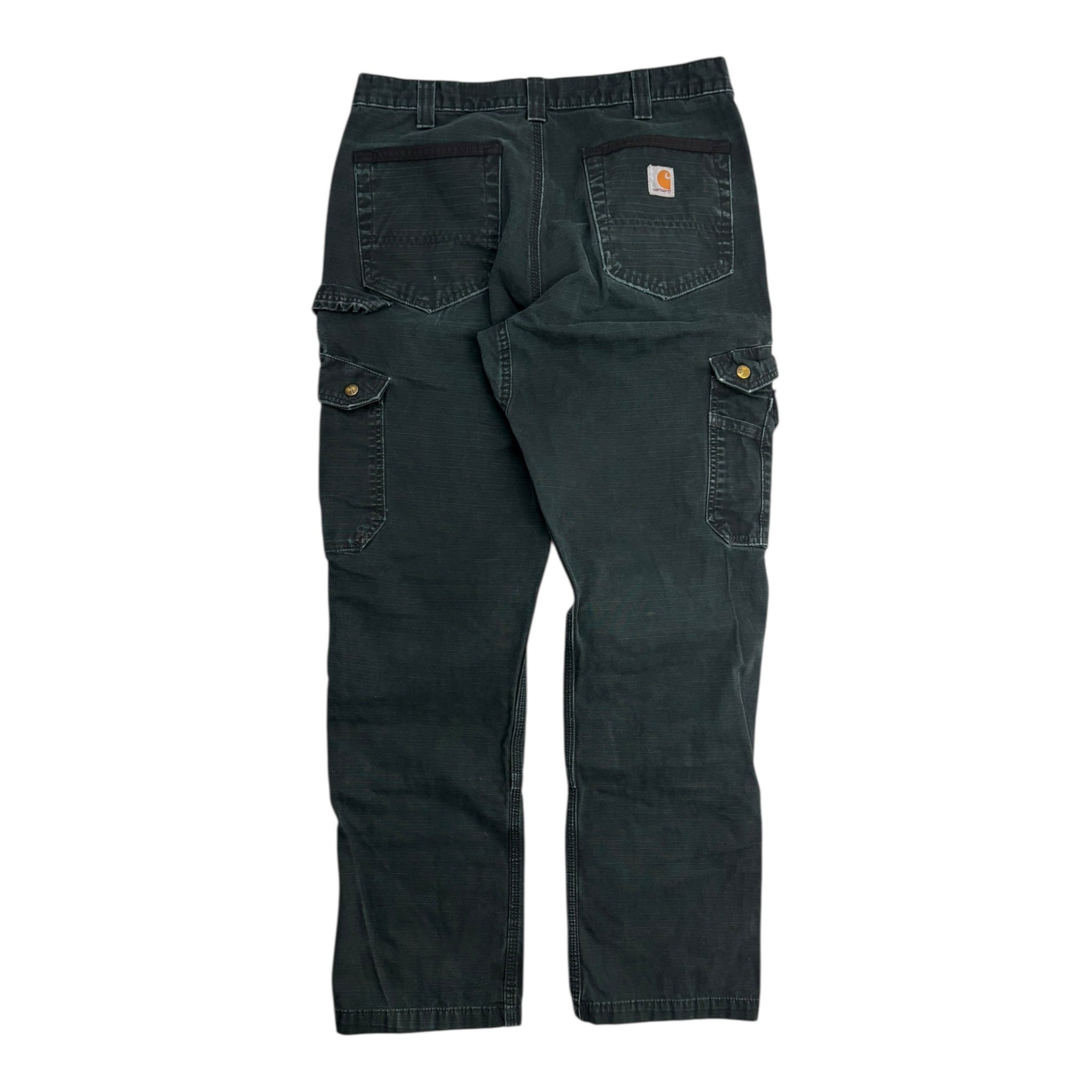 Carhartt Double Knee Cargo Work Pants Faded Black