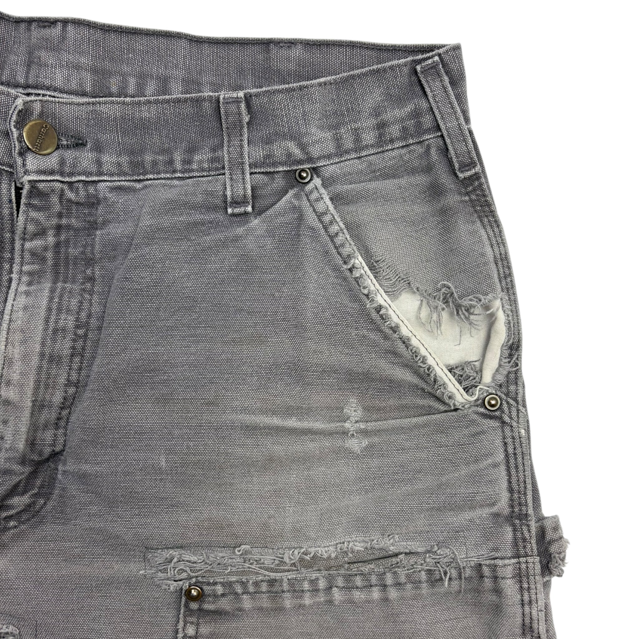 Vintage Carhartt Double Knee Bottoms Grey