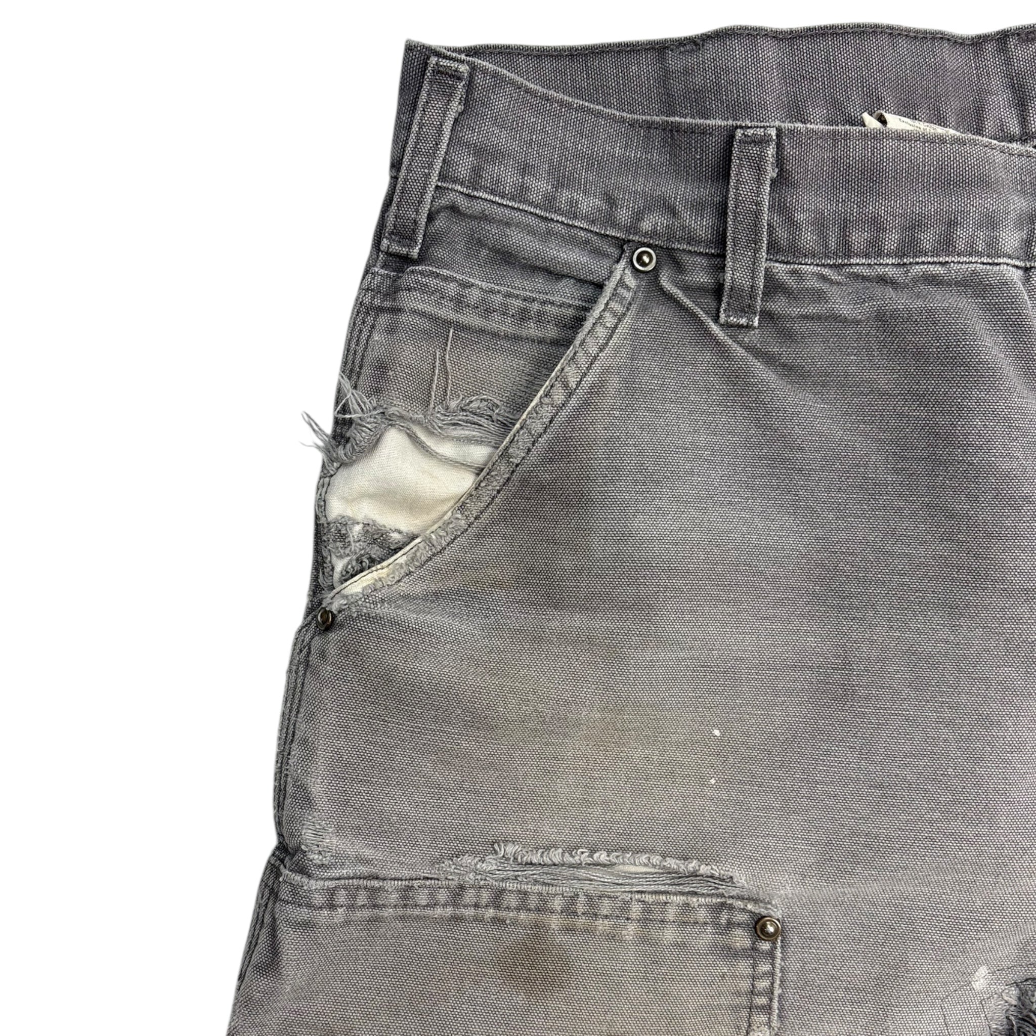 Vintage Carhartt Double Knee Bottoms Grey