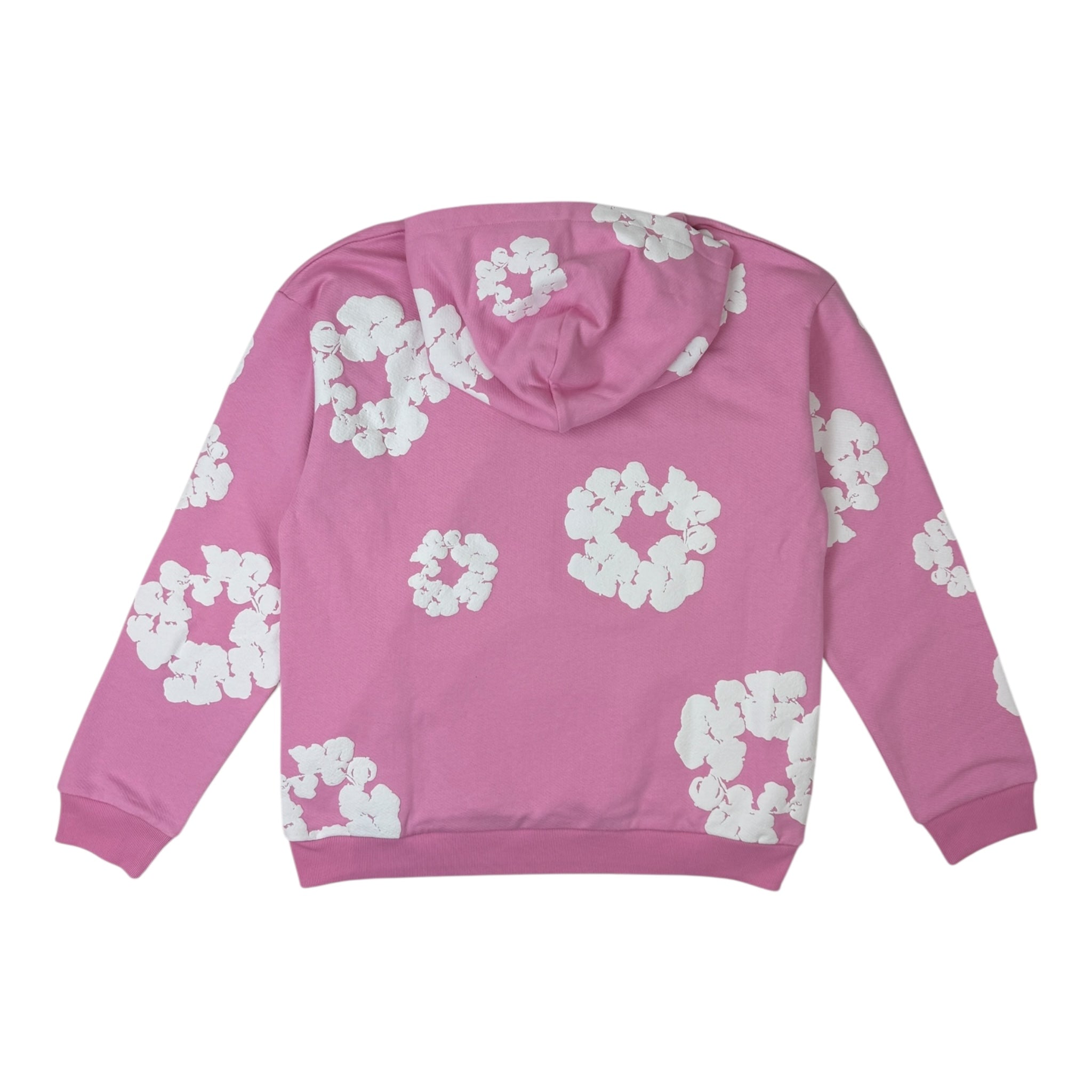 Denim Tears The Cotton Wreath Hoodie Pink / White