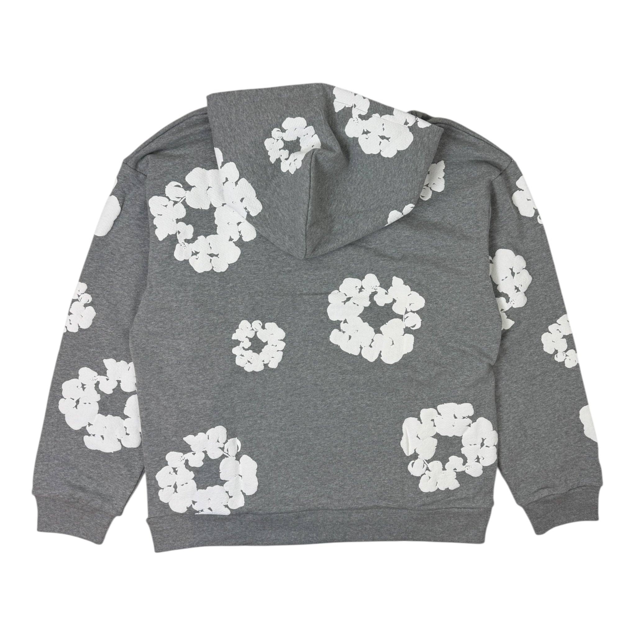 Denim Tears The Cotton Wreath Hoodie Grey / White