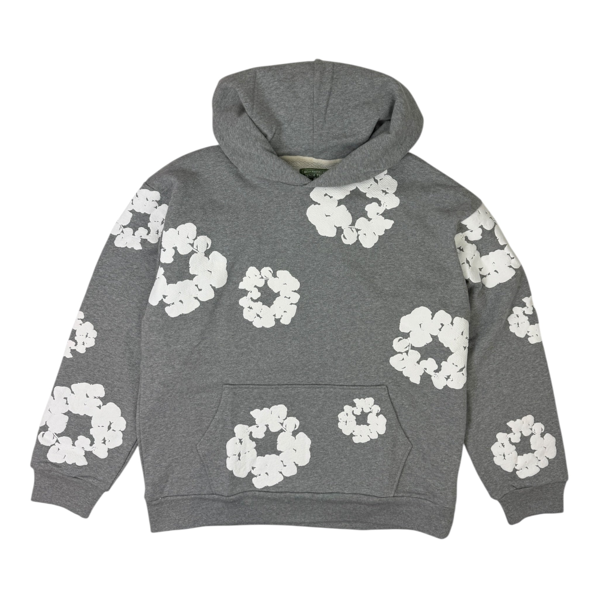 Denim Tears The Cotton Wreath Hoodie Grey / White