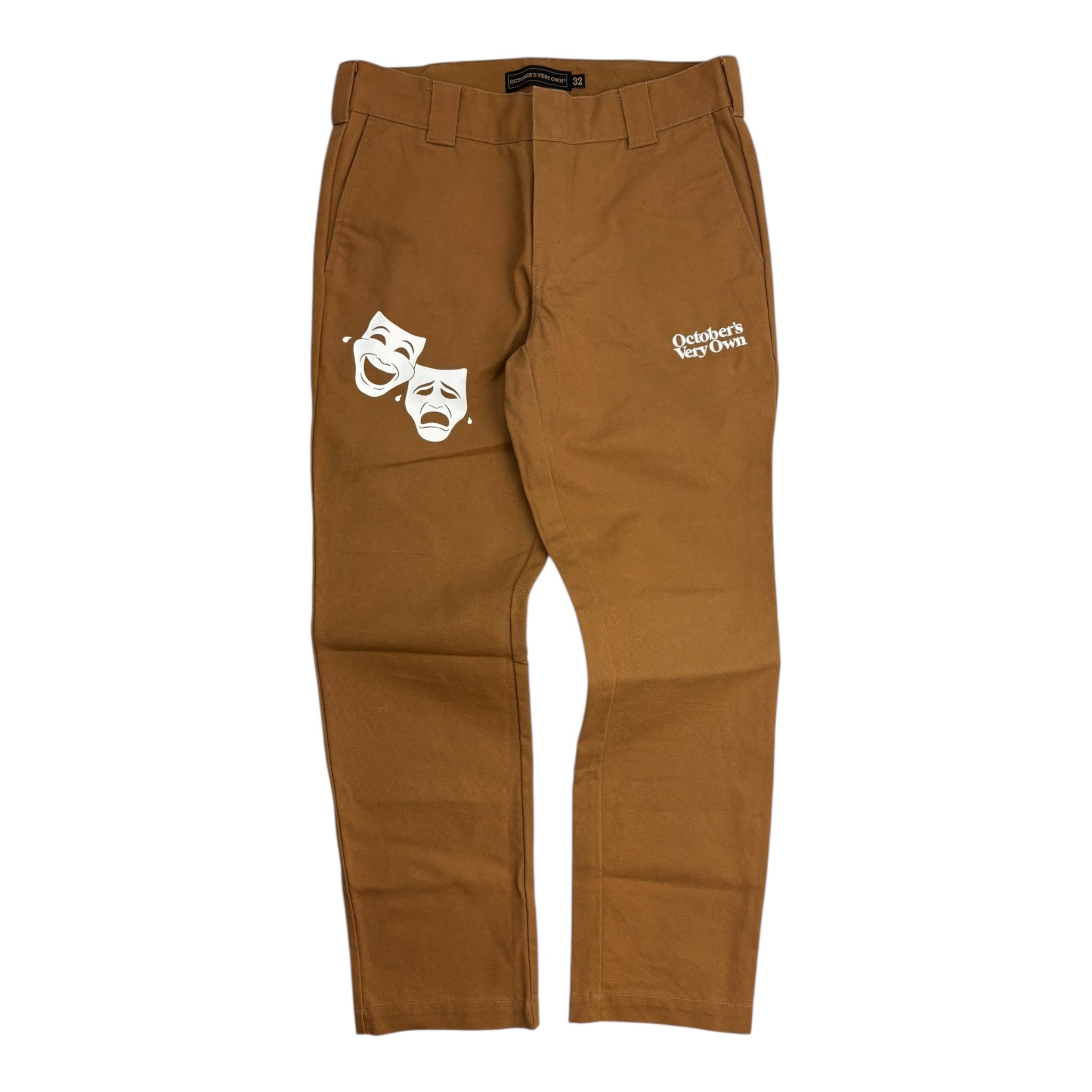 Octobers Very Own “Laugh Now Cry Later” Brown Chinos
