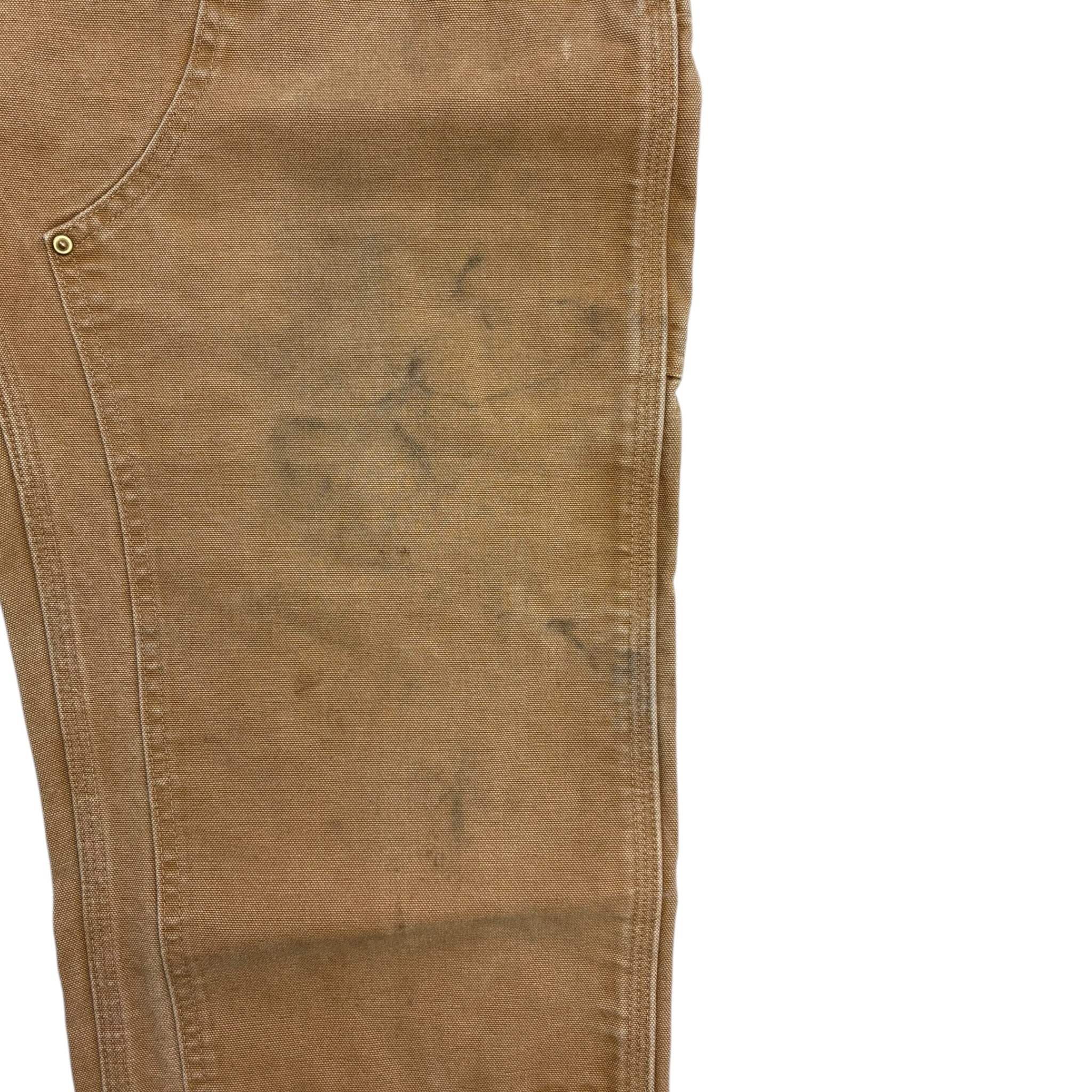 Vintage Carhartt Double Knee Bottom Dark Tan