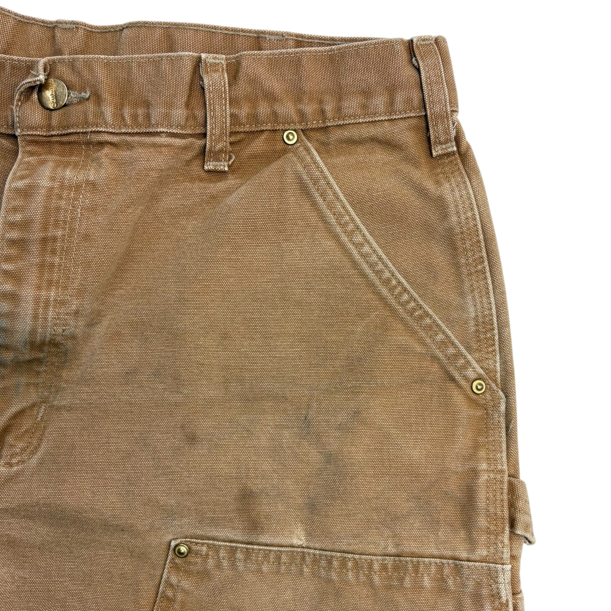 Vintage Carhartt Double Knee Bottom Dark Tan