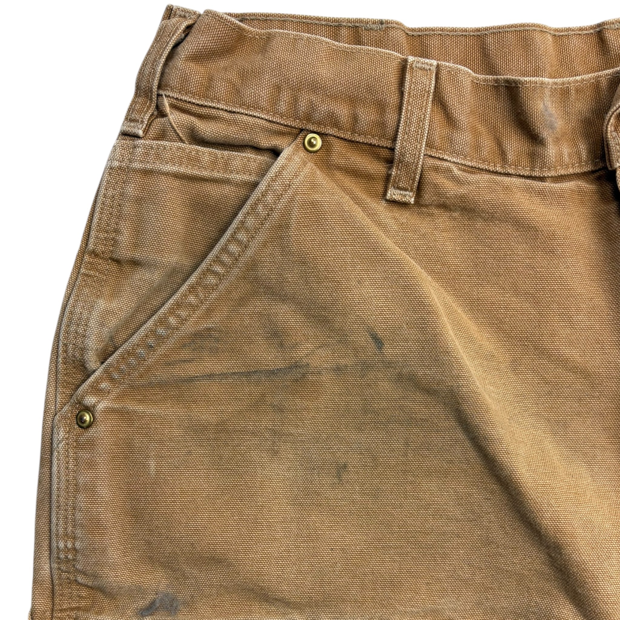 Vintage Carhartt Double Knee Bottom Dark Tan