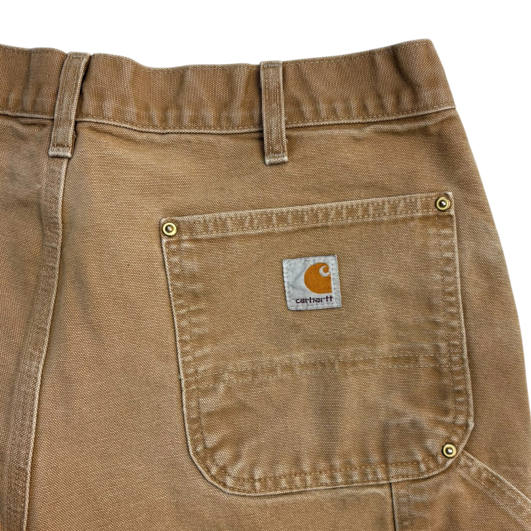 Vintage Carhartt Double Knee Bottom Dark Tan