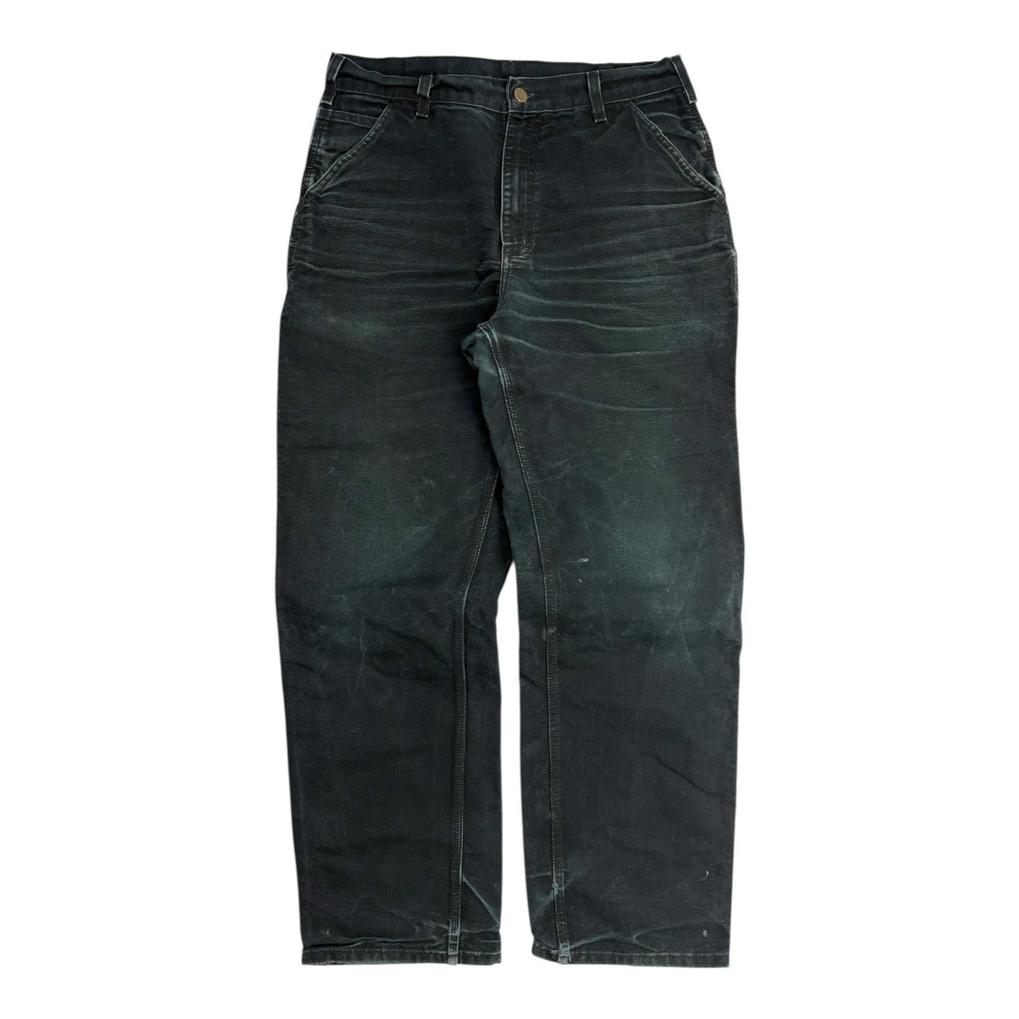 Vintage Faded Black Carhartt Carpenter Pant