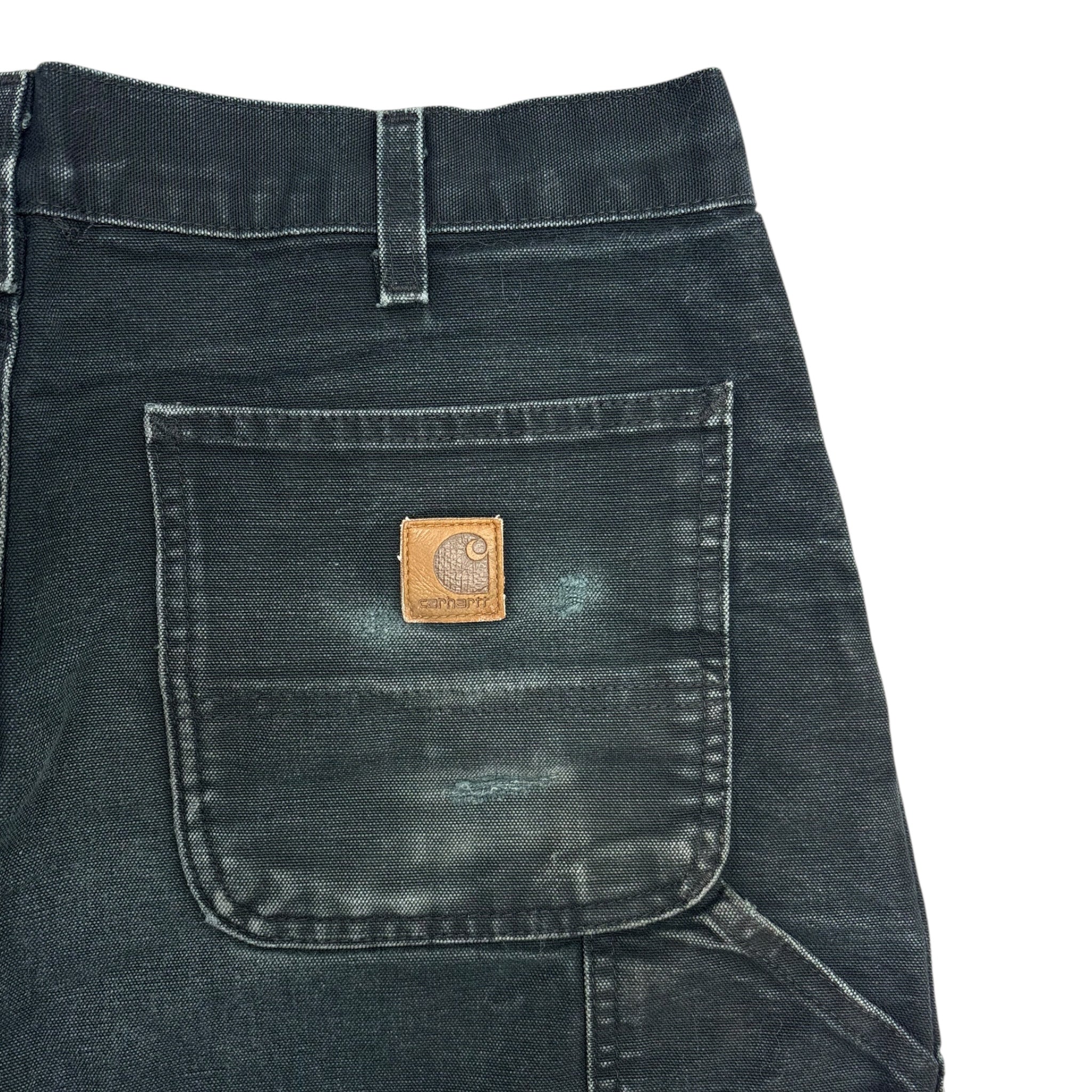 Vintage Faded Black Carhartt Carpenter Pant