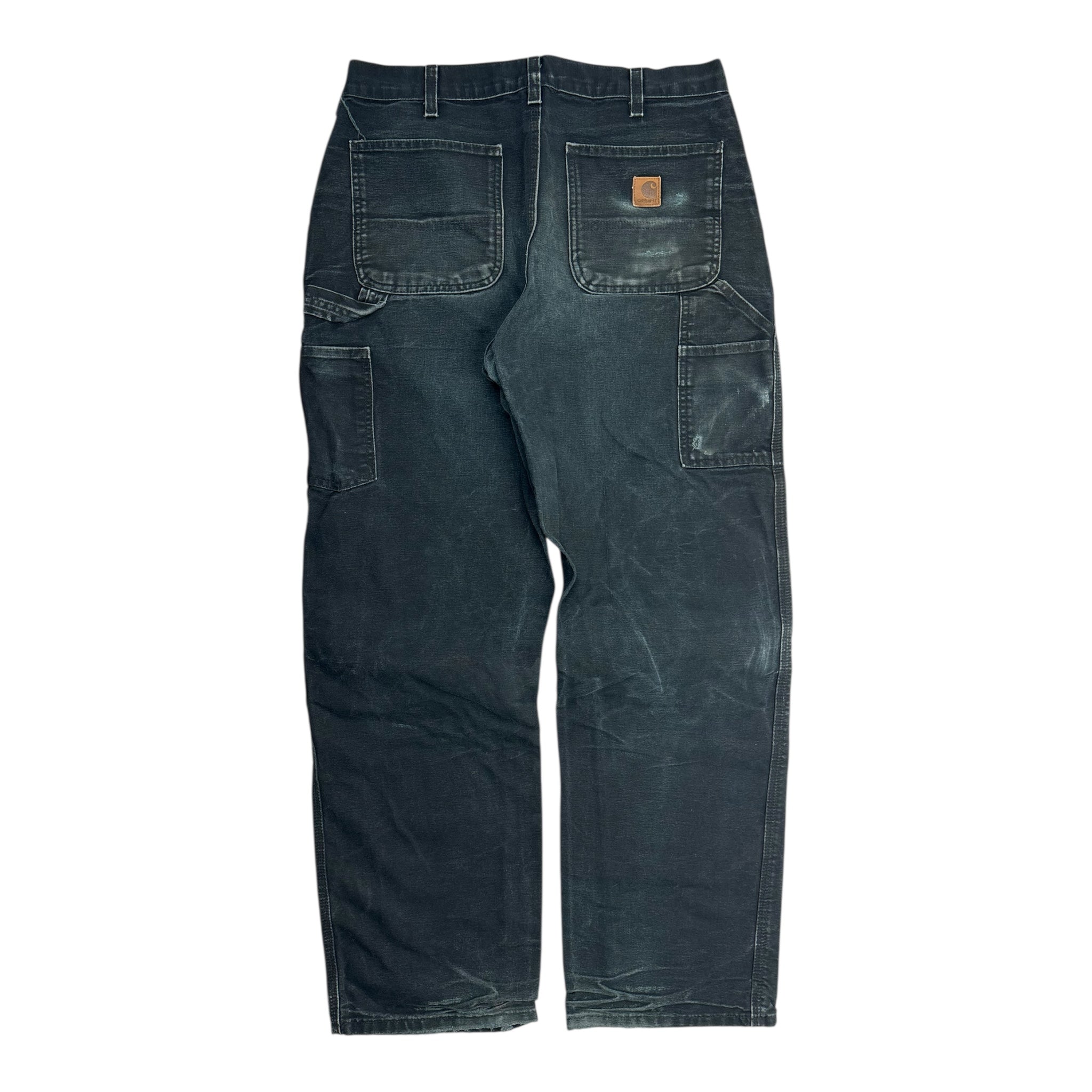 Vintage Faded Black Carhartt Carpenter Pant