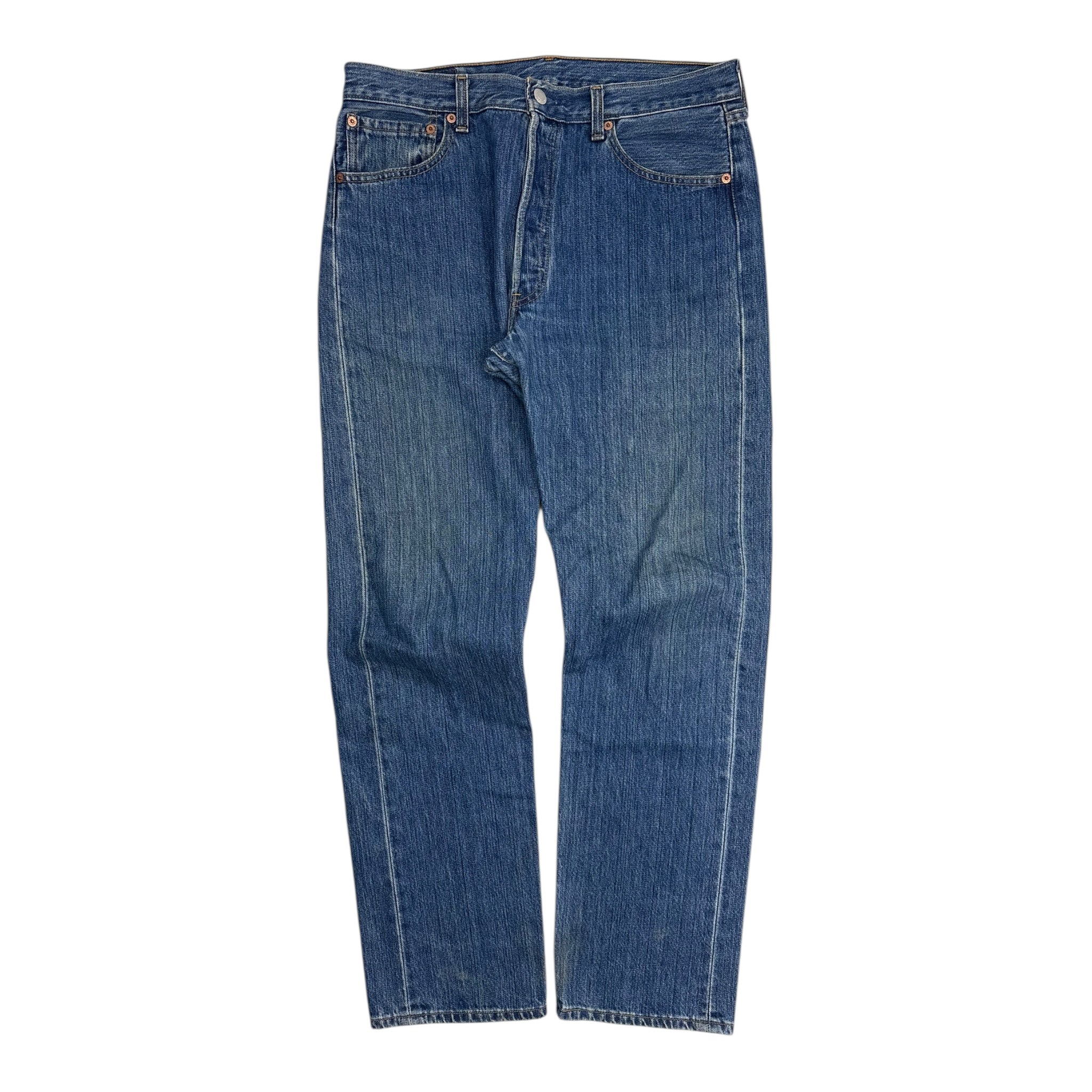 Vintage Levi's 501 Mid Wash Denim Bottoms Made In Canada