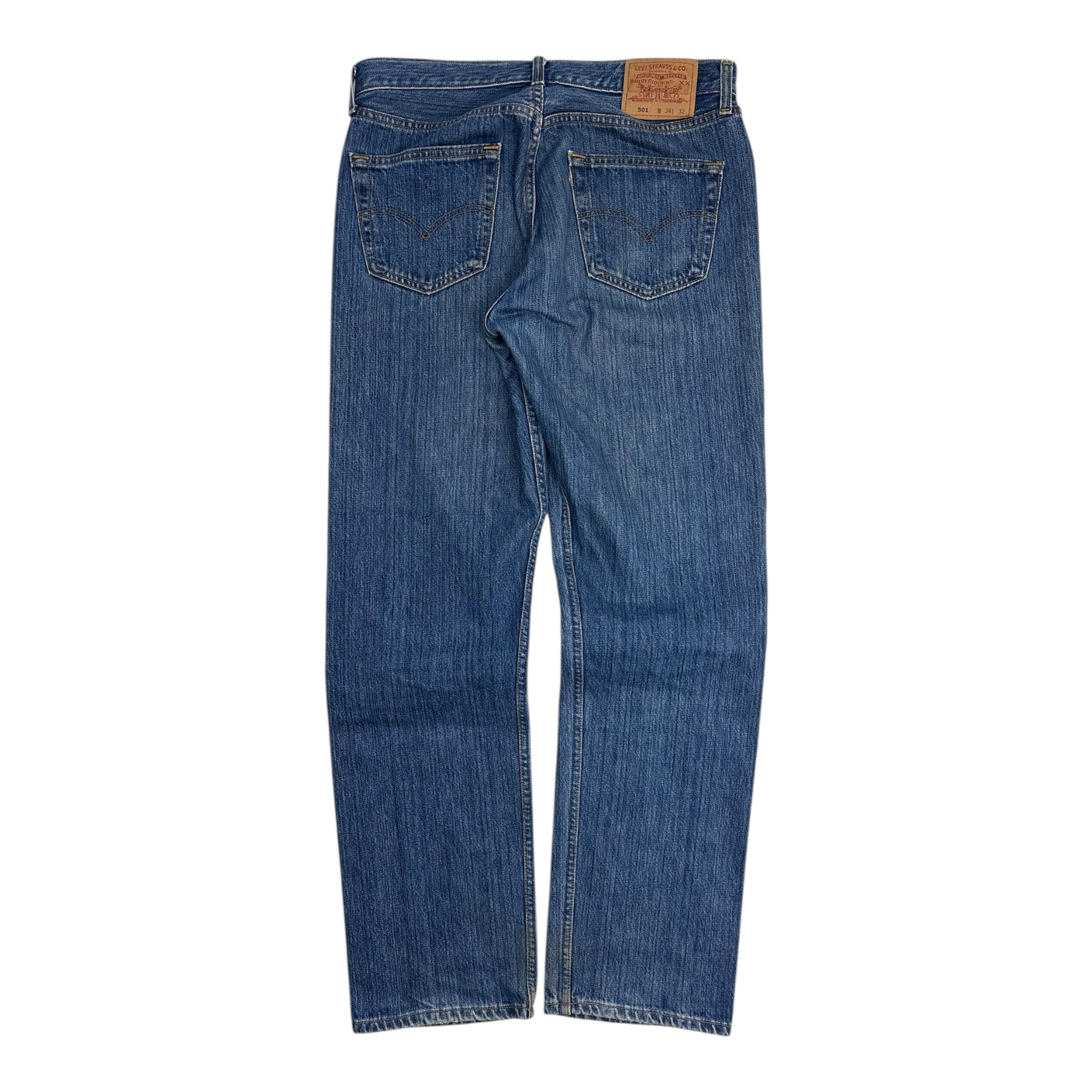 Vintage Levi's 501 Mid Wash Denim Bottoms Made In Canada