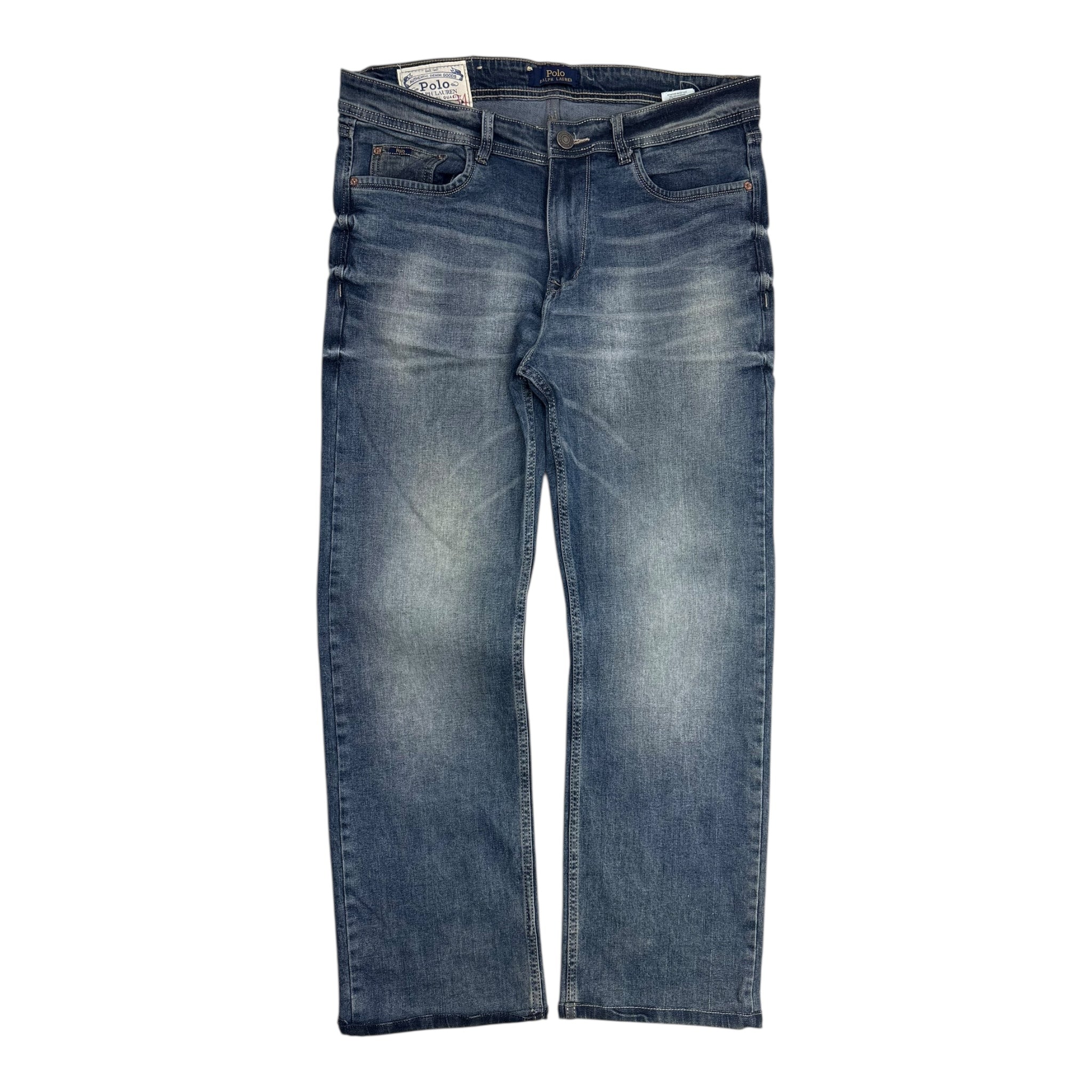 Vintage Polo Ralph Lauren Embroidered Mid Wash Denim Bottoms