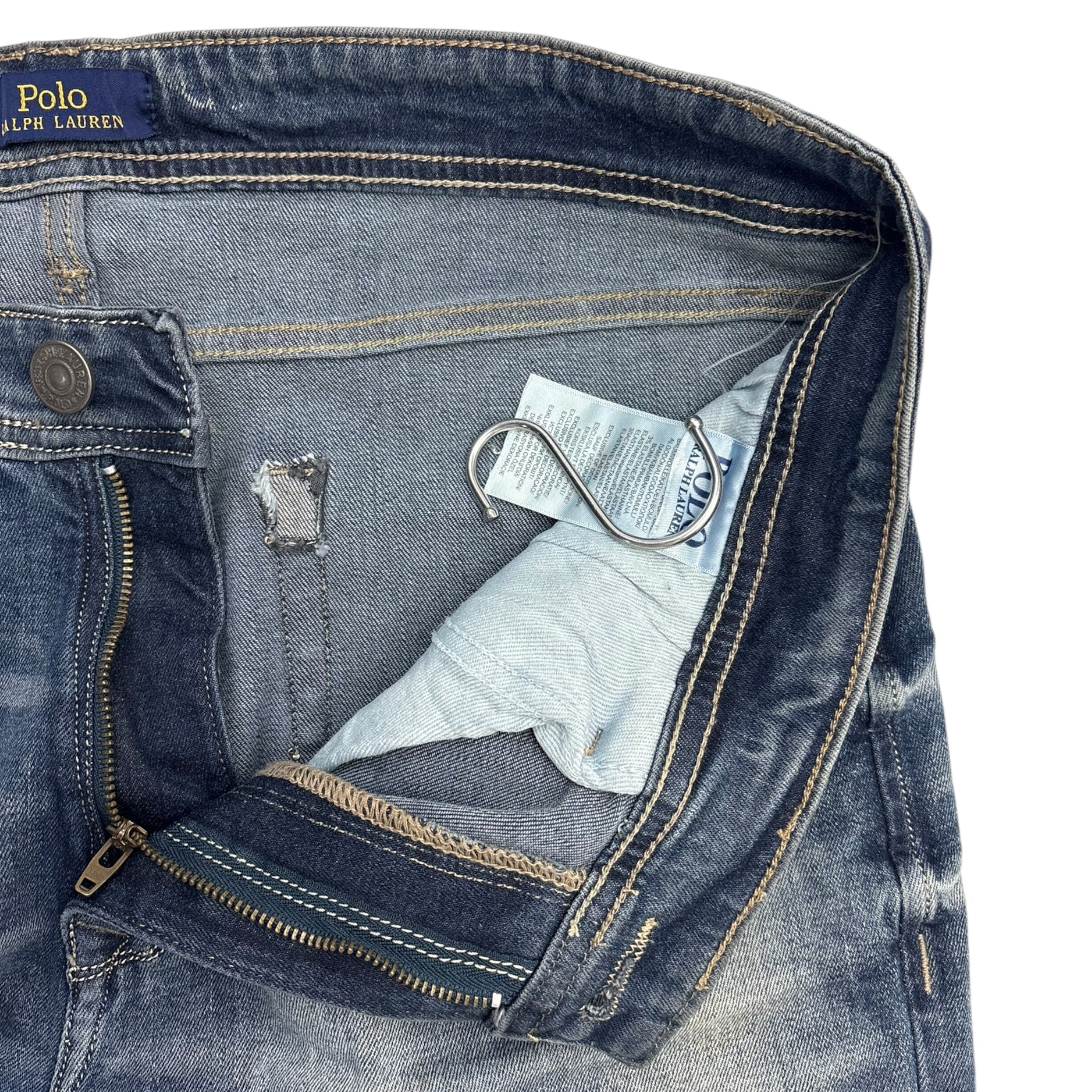 Vintage Polo Ralph Lauren Embroidered Mid Wash Denim Bottoms