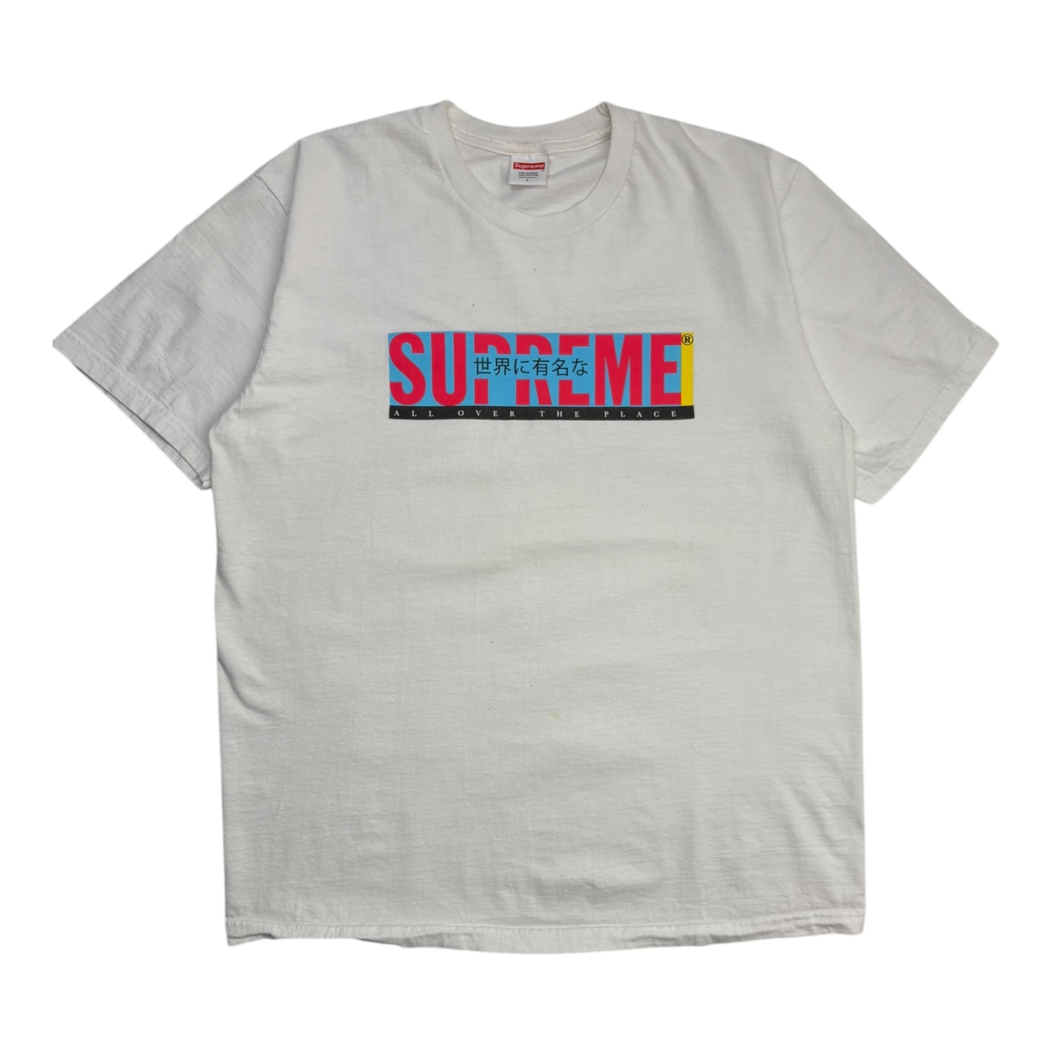 Supreme “All Over The Place” T-Shirt White