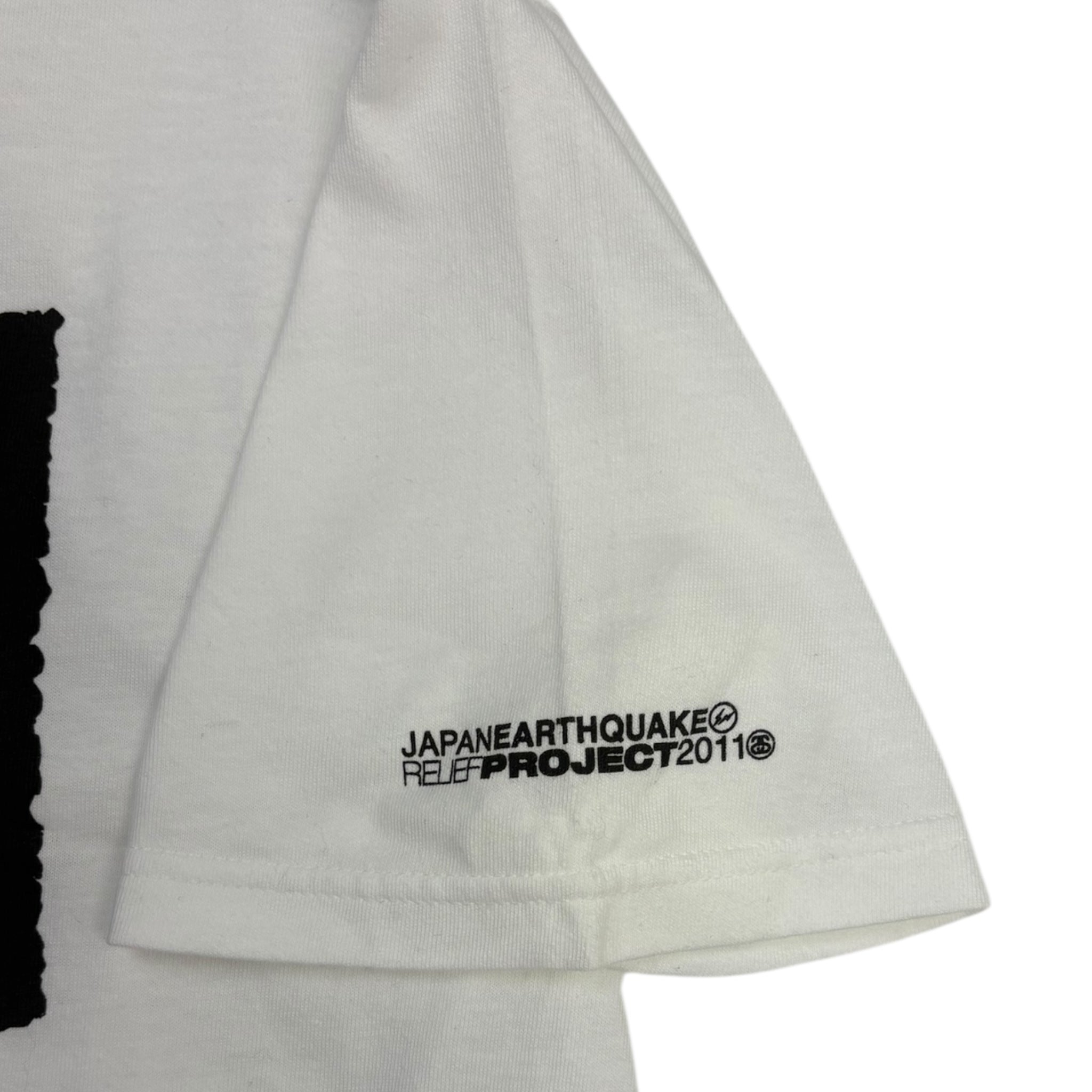 Stussy X Fragment Japan “One World One Love One Heart” T-Shirt White