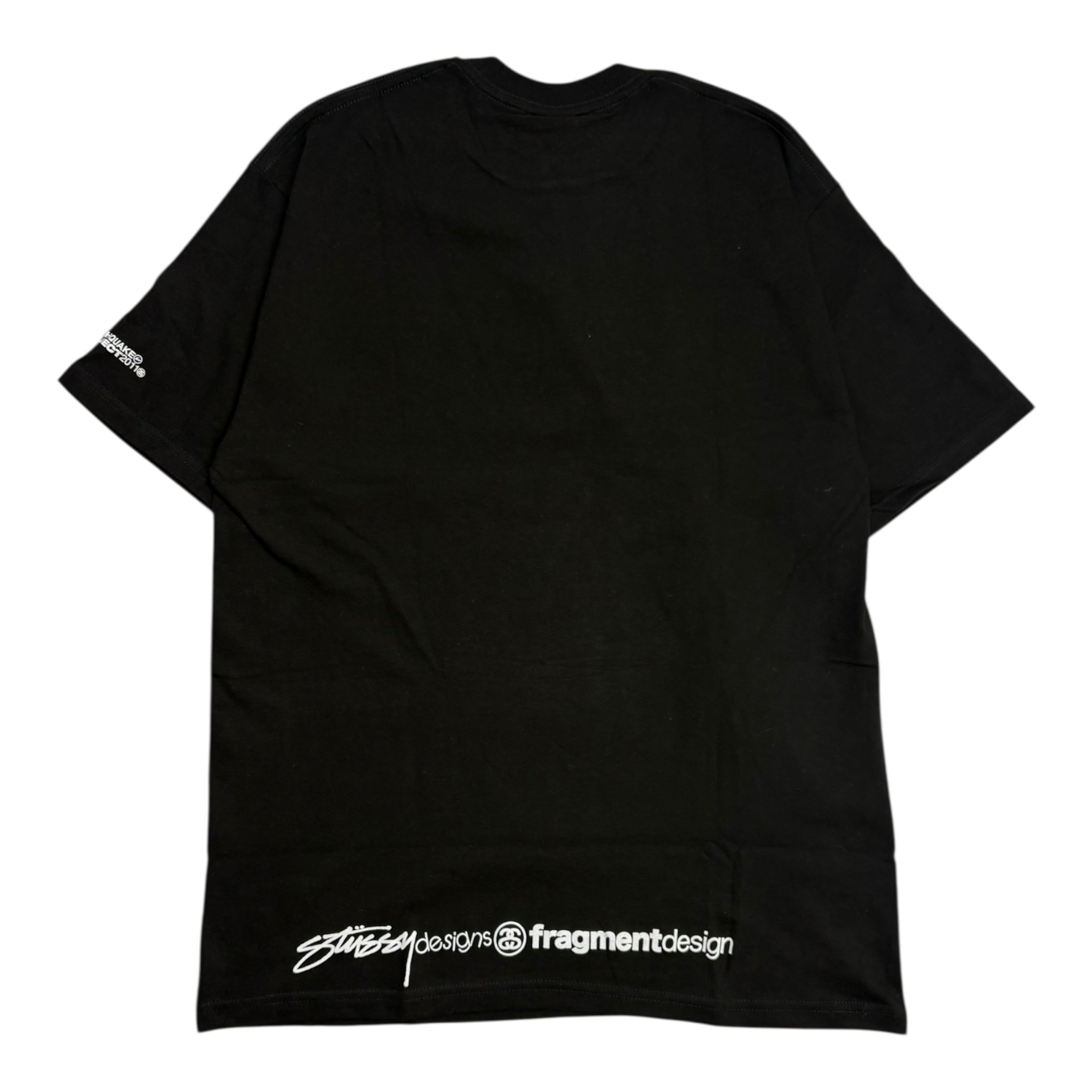 Stussy X Fragment Japan “One World One Love One Heart” T-Shirt Black