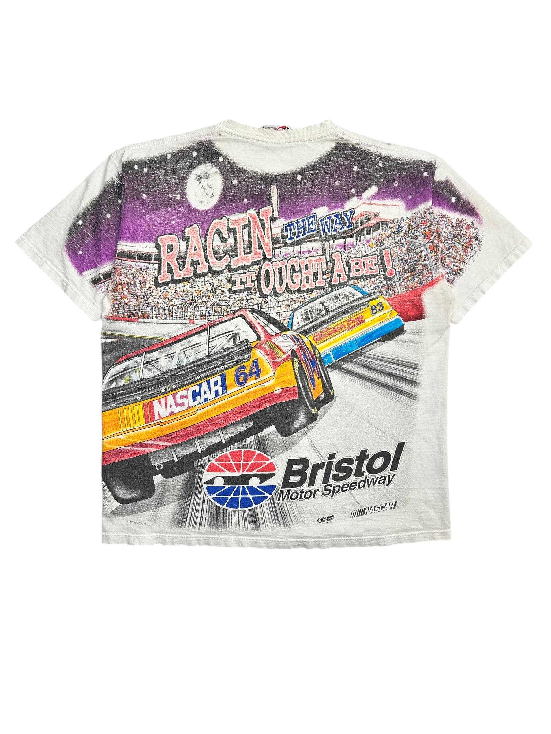 Vintage Nascar Bristol Speedway Winston Cup T-Shirt