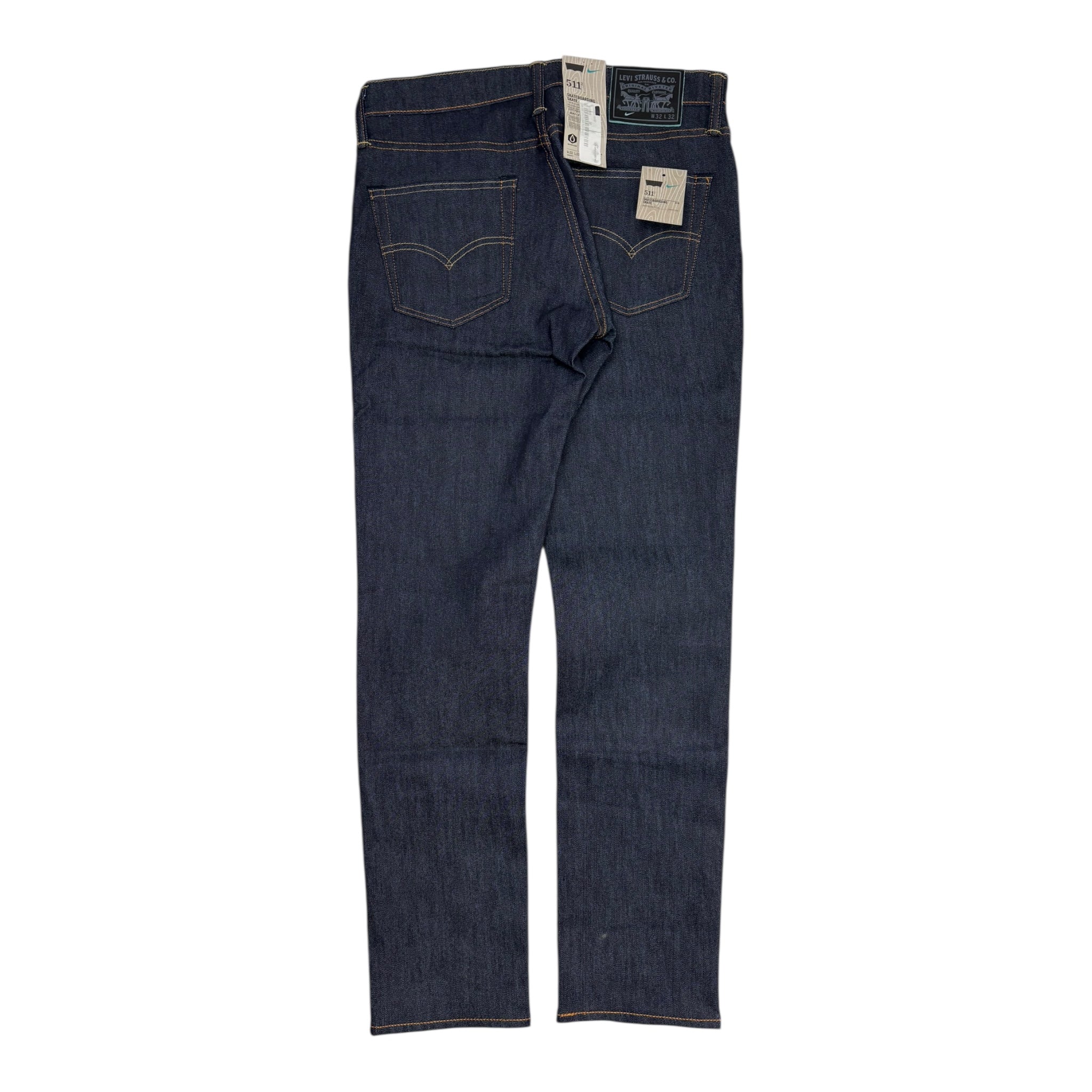Levi's x Nike Skateboarding 511 Rigid Denim Blue