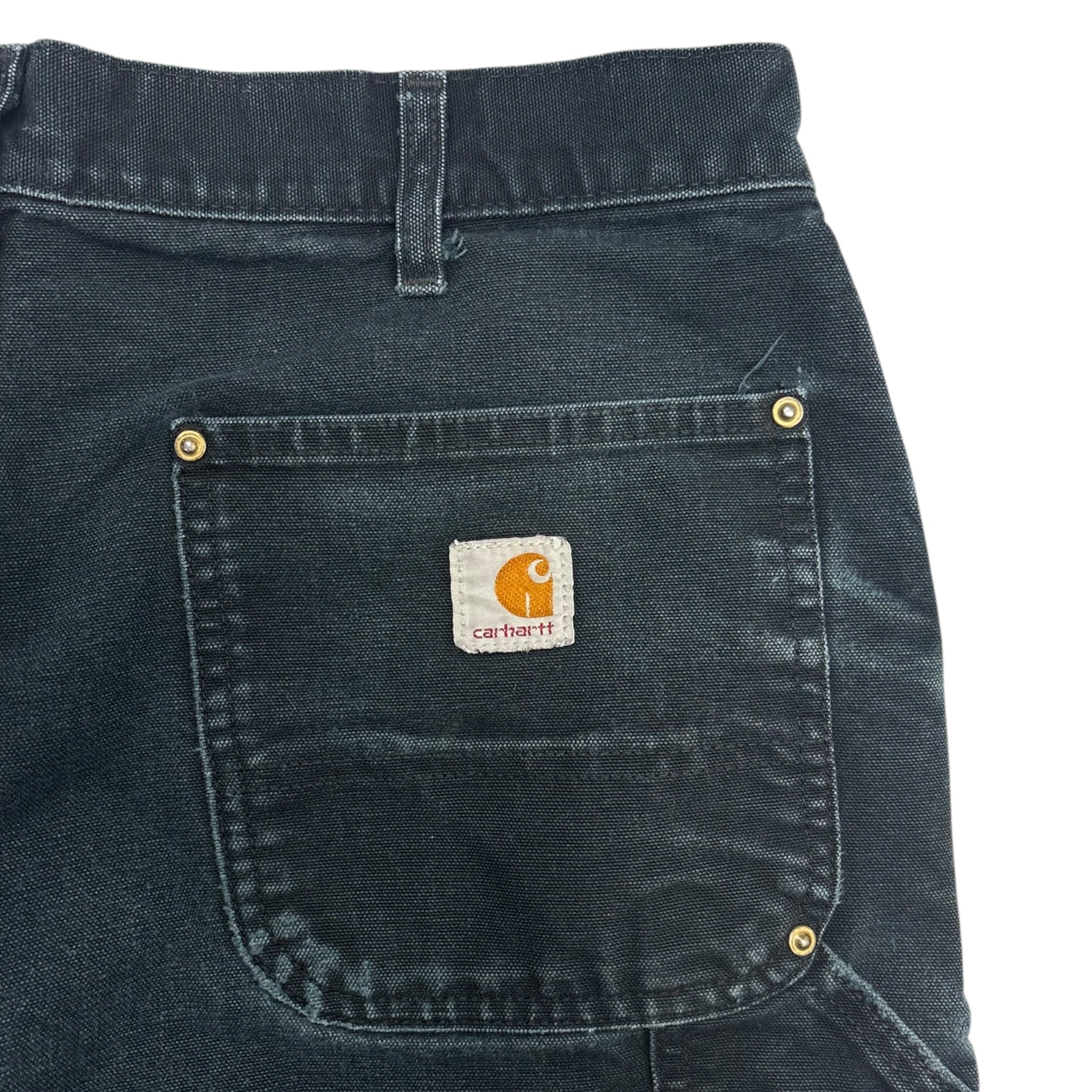 Vintage Carhartt Double Knee Washed Black
