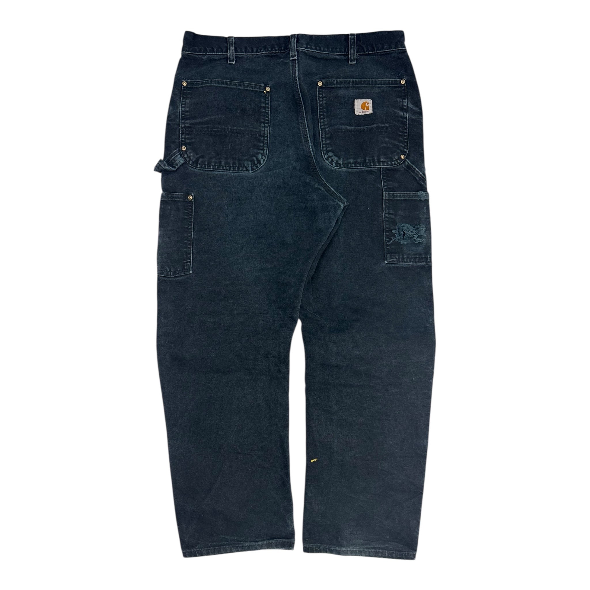 Vintage Carhartt Double Knee Washed Black