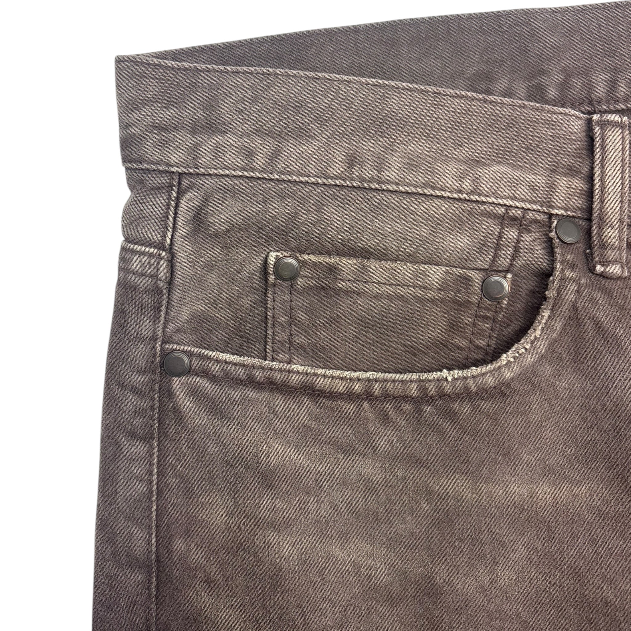 John Elliot Brown Wash Denim Pant