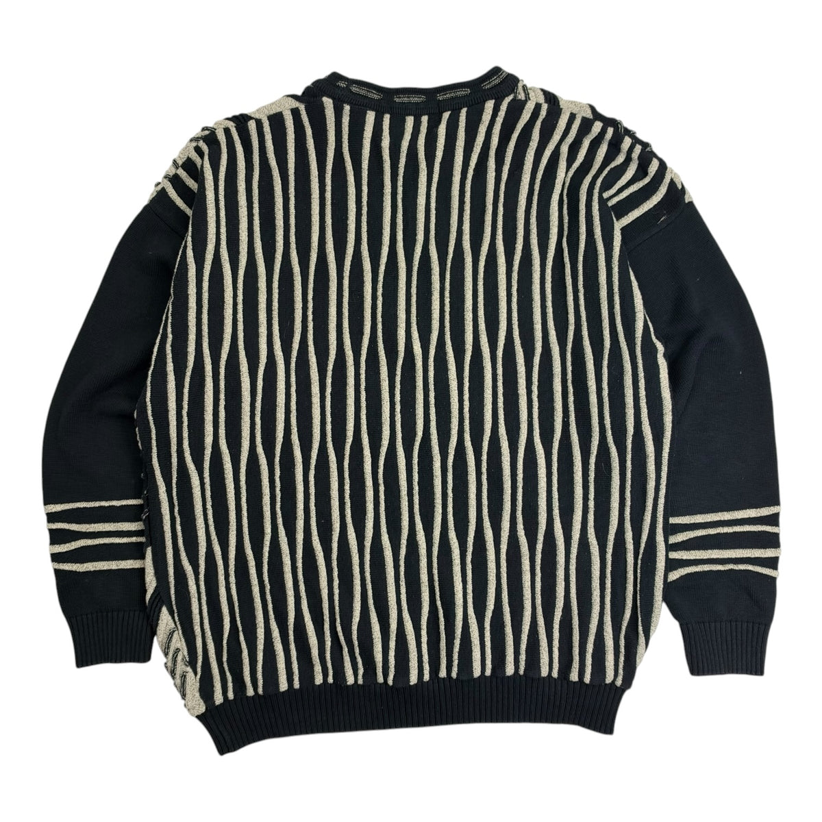 Vintage Tosani 3D Knit Sweater Black/White