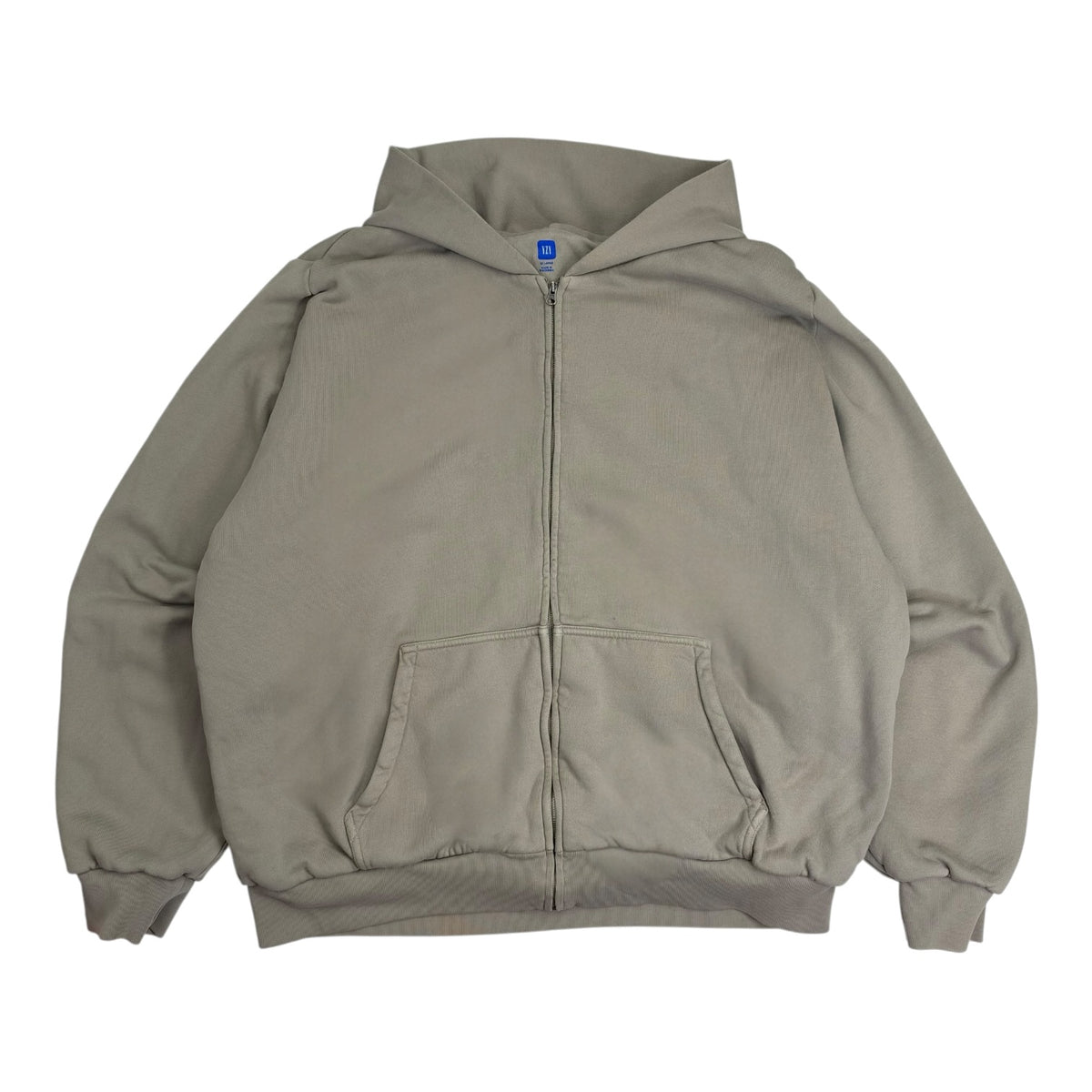 Yeezy x Gap Zip Up Hoodie Light Grey