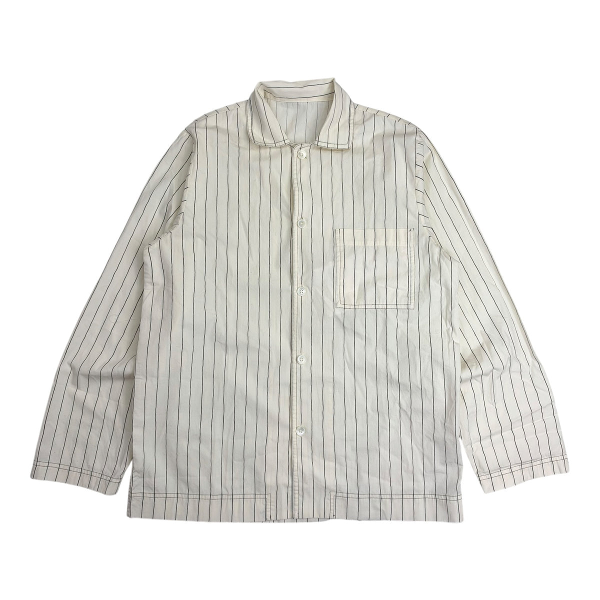 Stüssy x Tekla Poplin Pajama Shirt White/Black