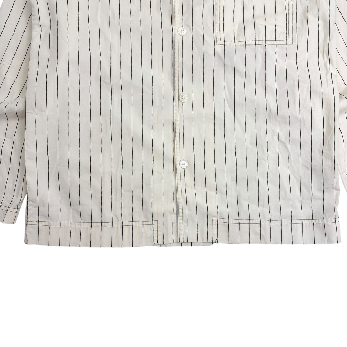 Stüssy x Tekla Poplin Pajama Shirt White/Black