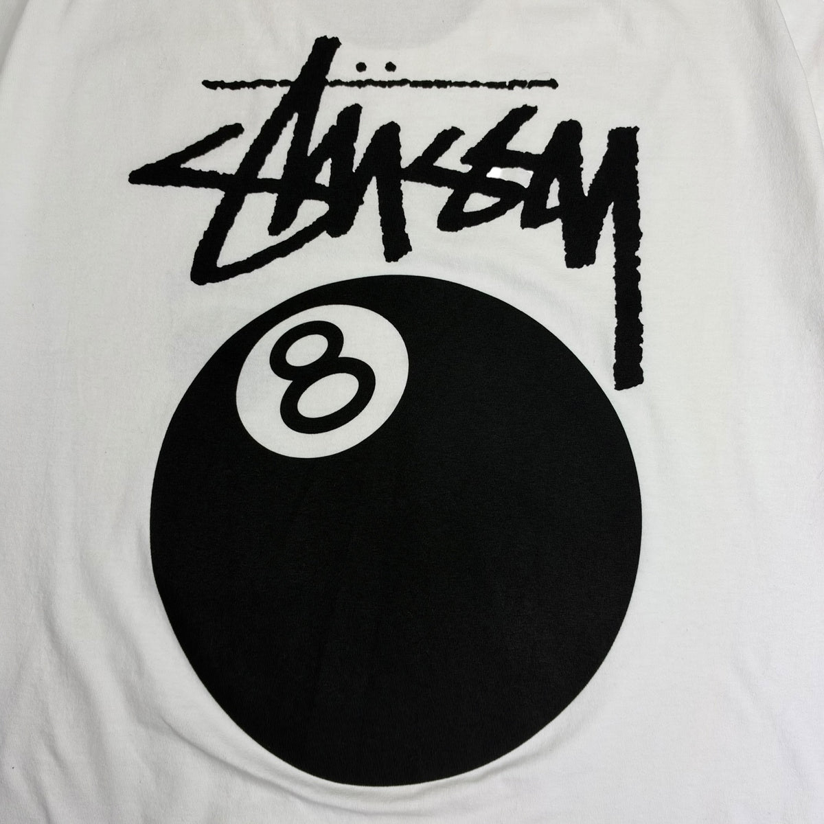 Stussy 8 Ball Tee White