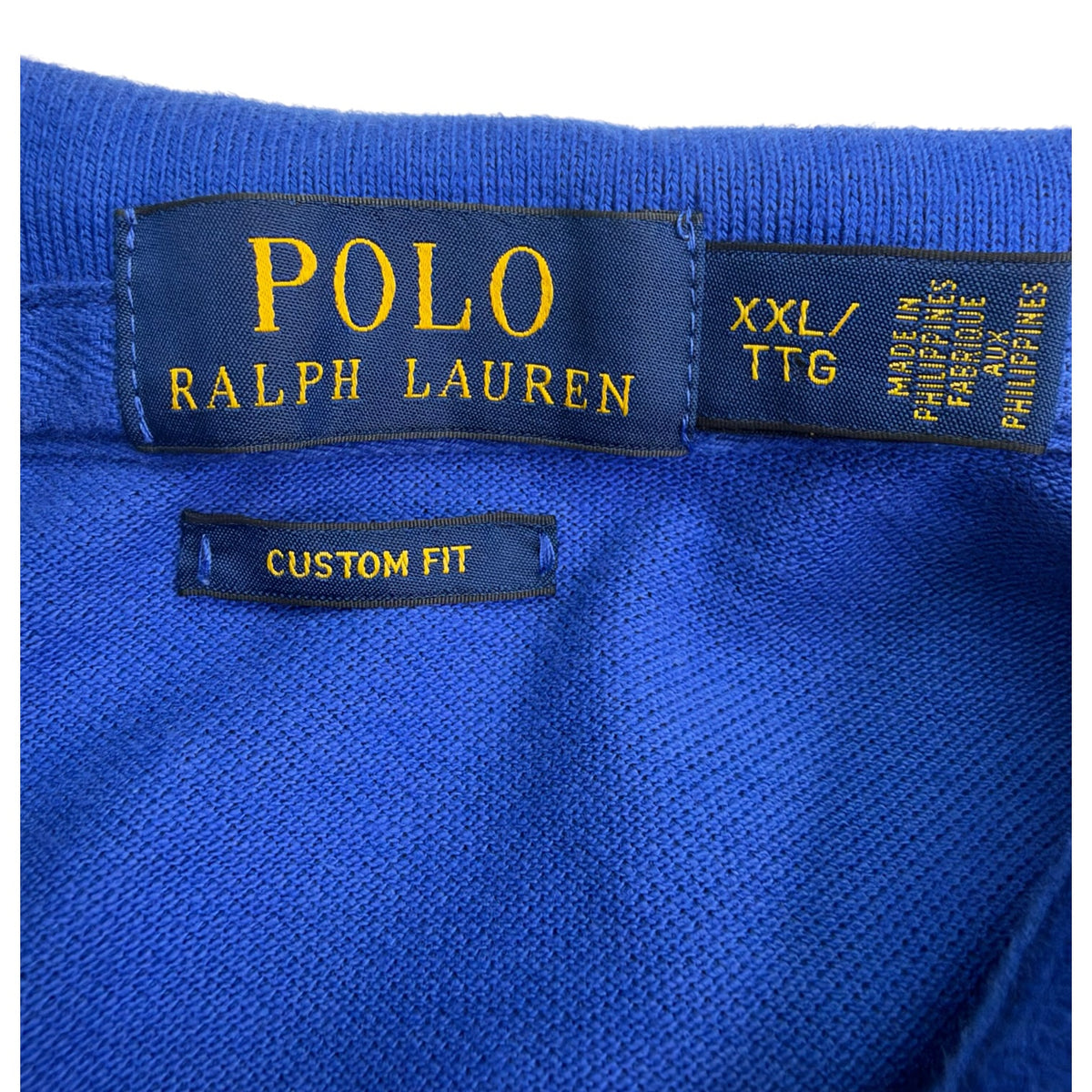 Vintage Polo Ralph Lauren Yacht Club Polo Shirt Blue
