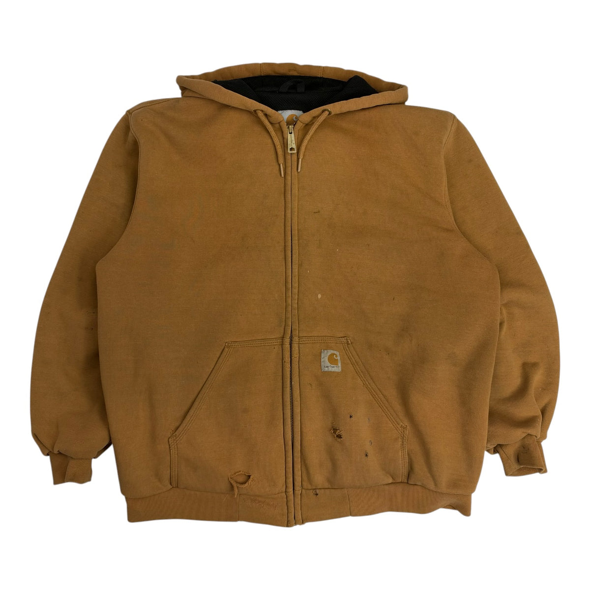 Vintage Carhartt Zip Up Sweater Tan